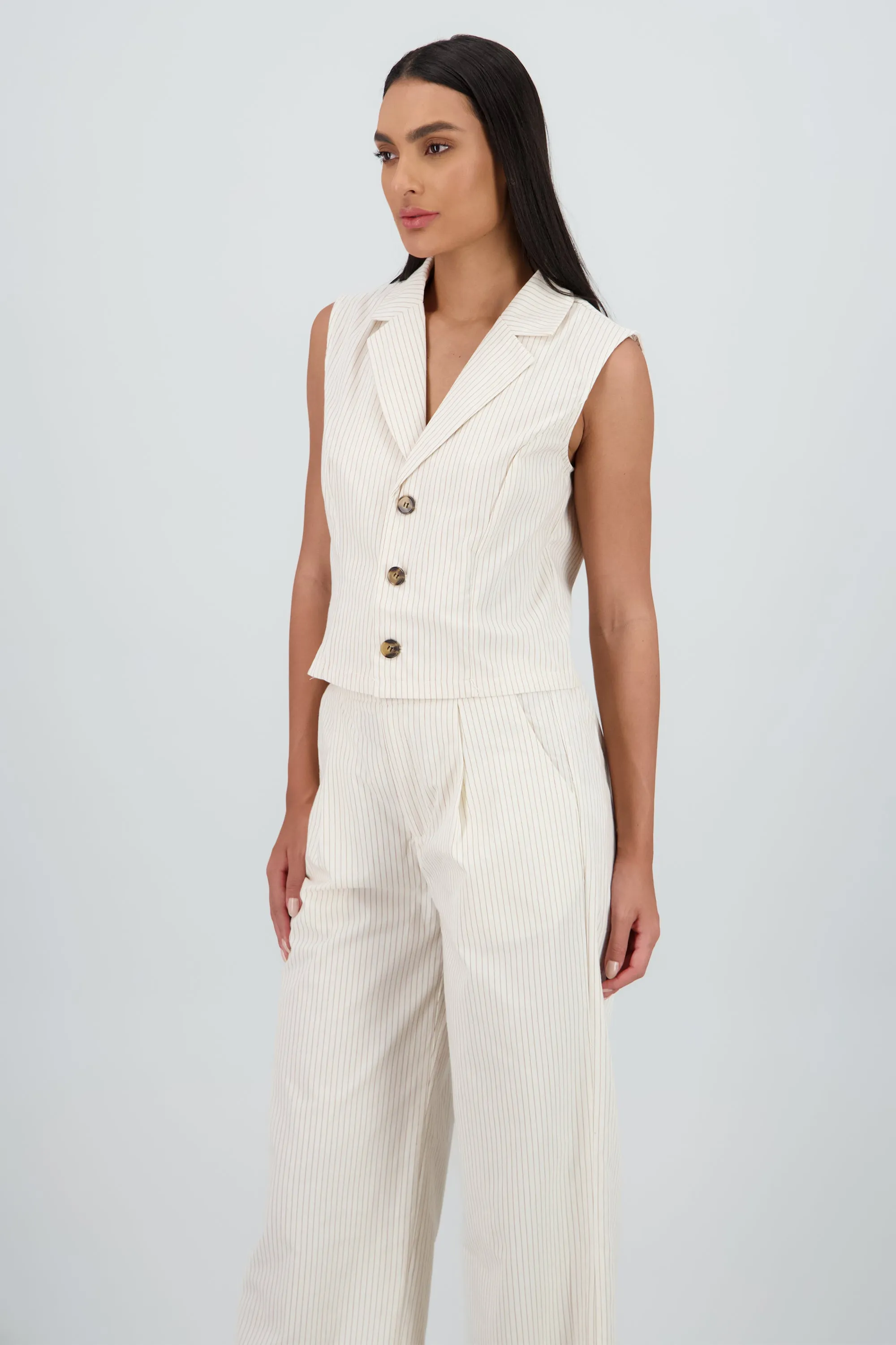 Chaleco rayas con cuello Hypsters sold by Shasa product image thumbnail 3