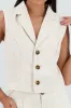 Chaleco rayas con cuello Hypsters sold by Shasa