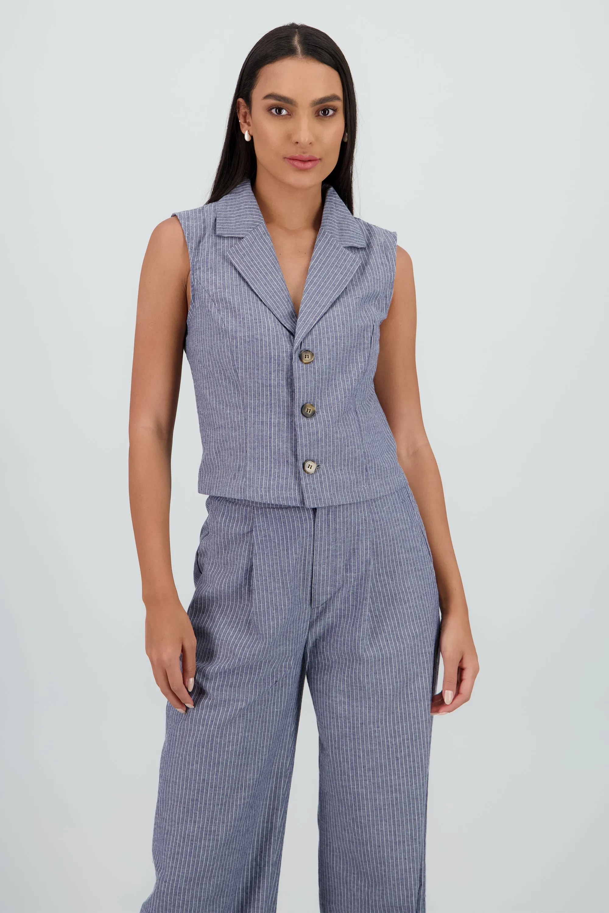 Chaleco rayas con cuello Hypsters sold by Shasa product image thumbnail 2