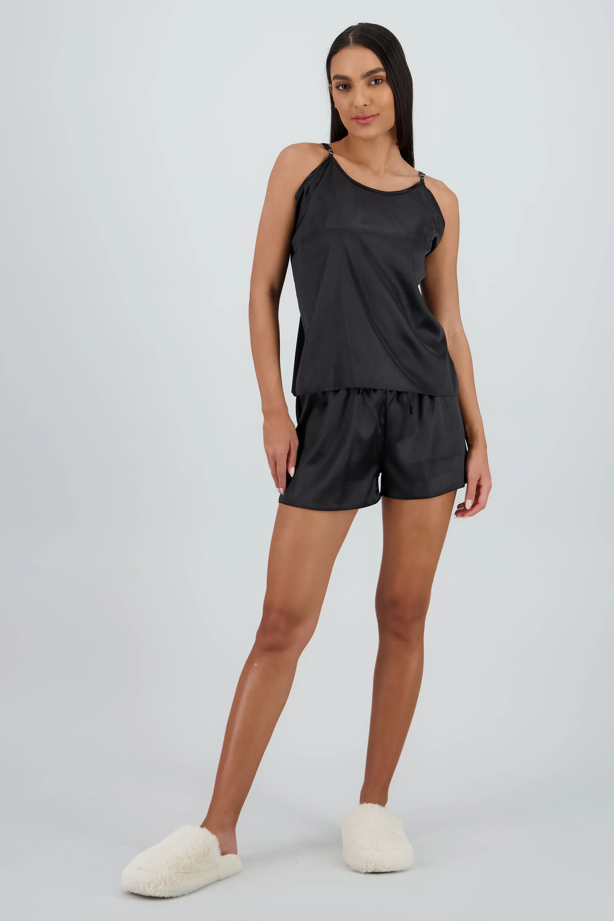 Pijama satin tank short sold by Shasa product image thumbnail 2