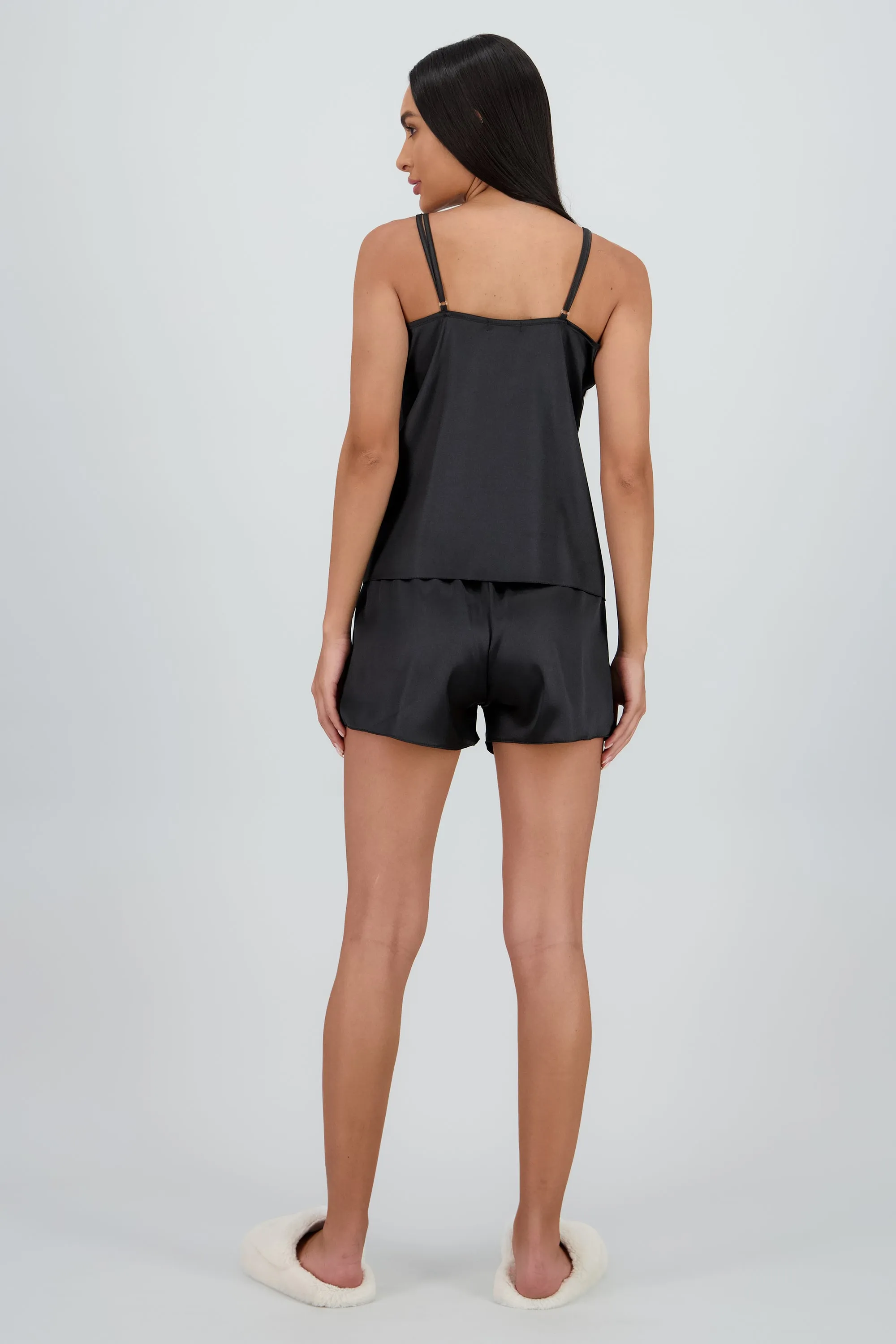 Pijama satin tank short sold by Shasa product image thumbnail 4