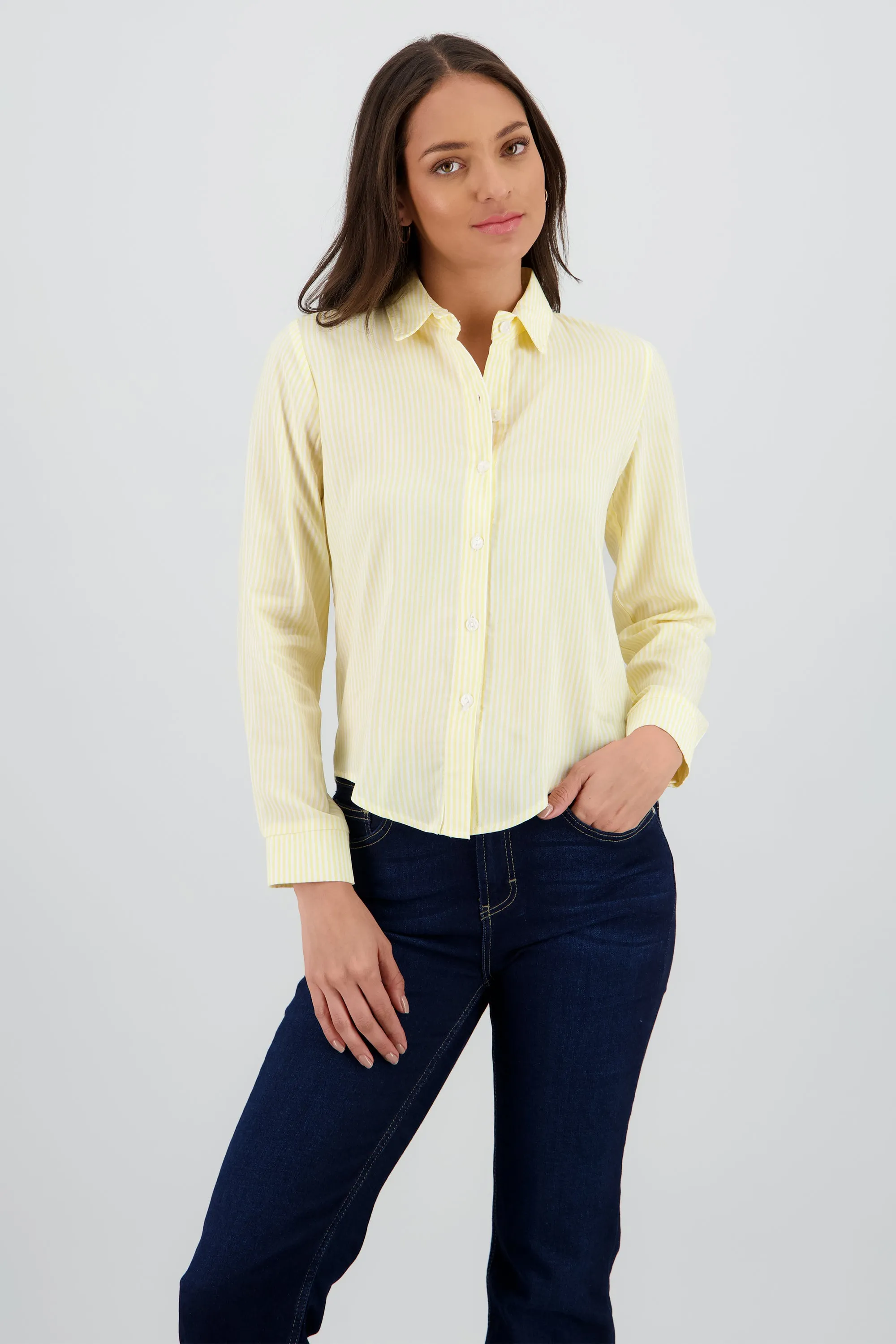 Camisa amplia rayas sold by Shasa
