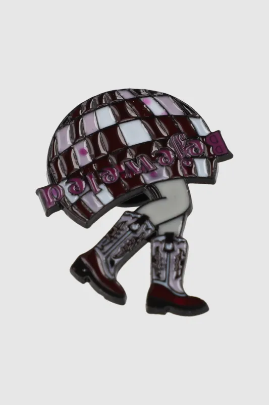 Pin bola disco botas vaqueras sold by Shasa