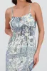 Vestido maxi tirantes estampado flores sold by Shasa