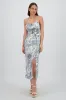 Vestido maxi tirantes estampado flores sold by Shasa