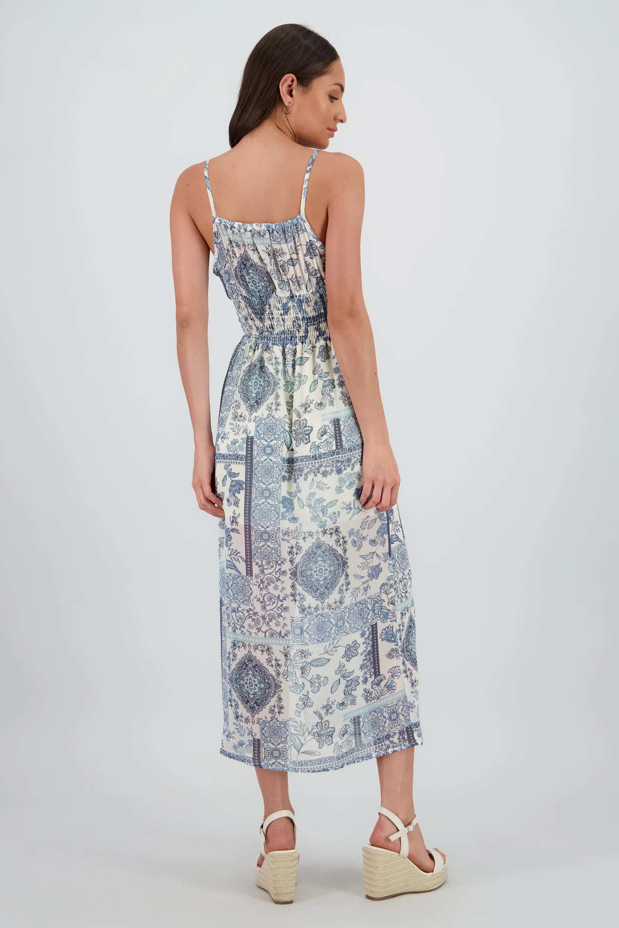 Vestido maxi tirantes estampado flores sold by Shasa product image thumbnail 4