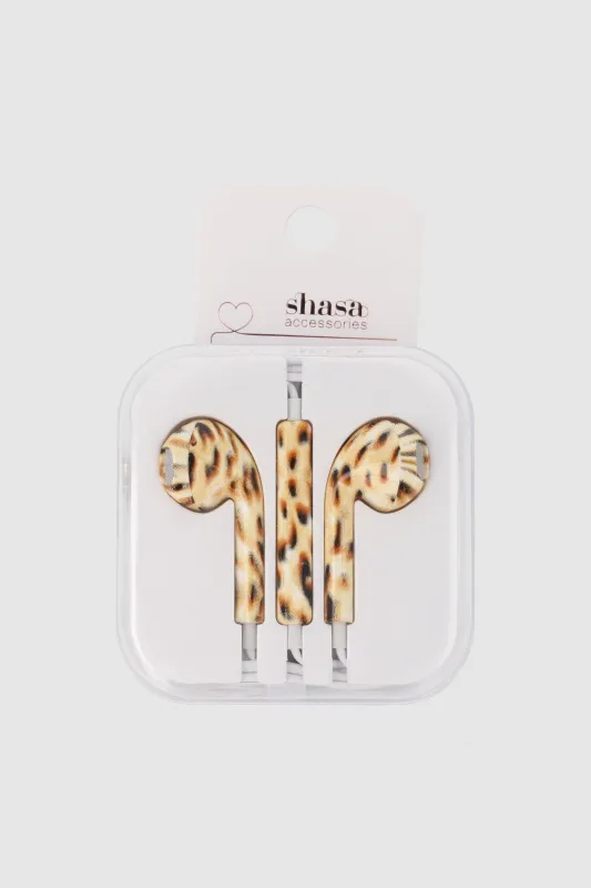 Audifonos caja leopardo sold by Shasa