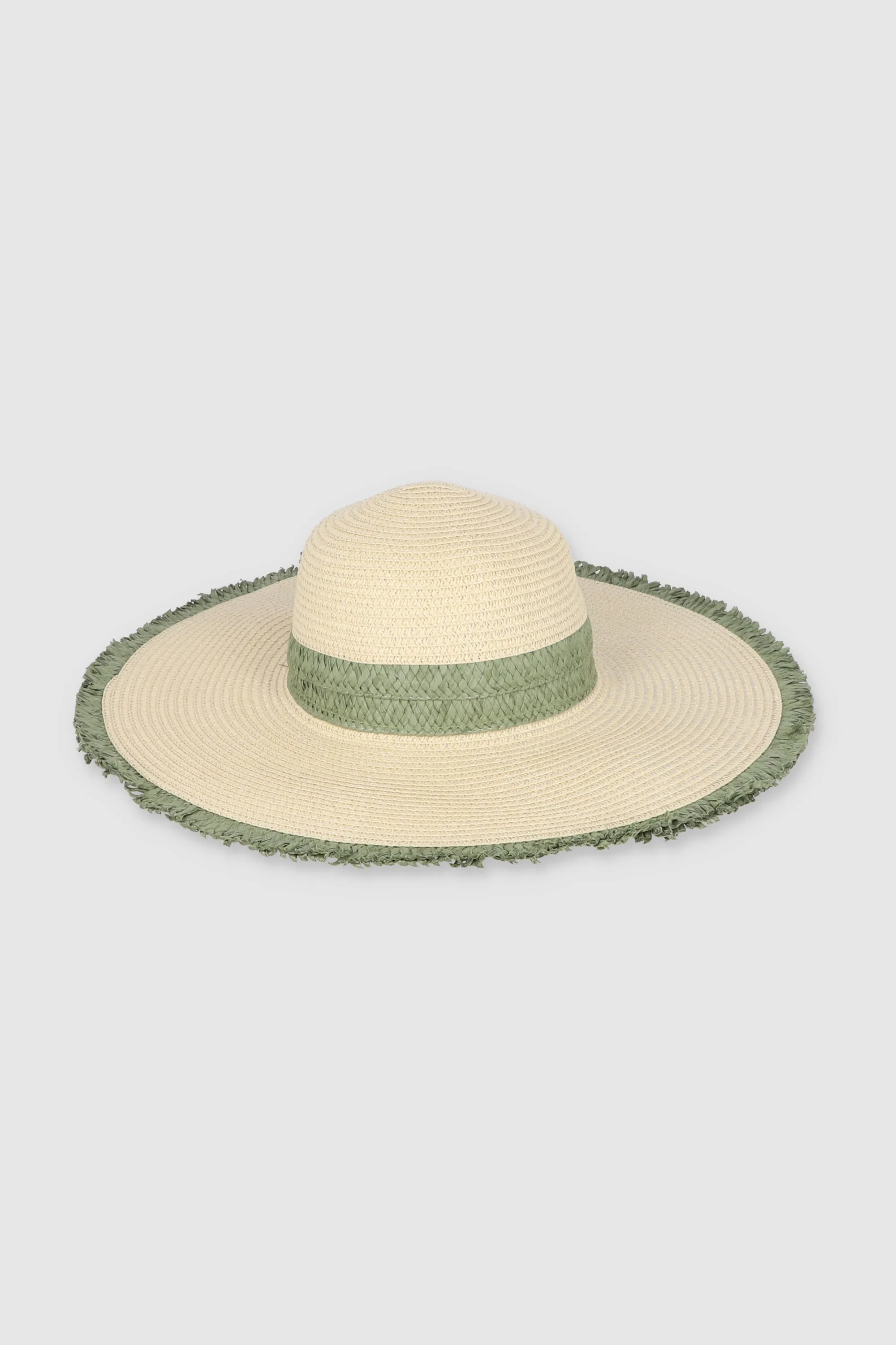 Sombrero Ala Ancha Jaspe Orilla Deshilado sold by Shasa product image thumbnail 3