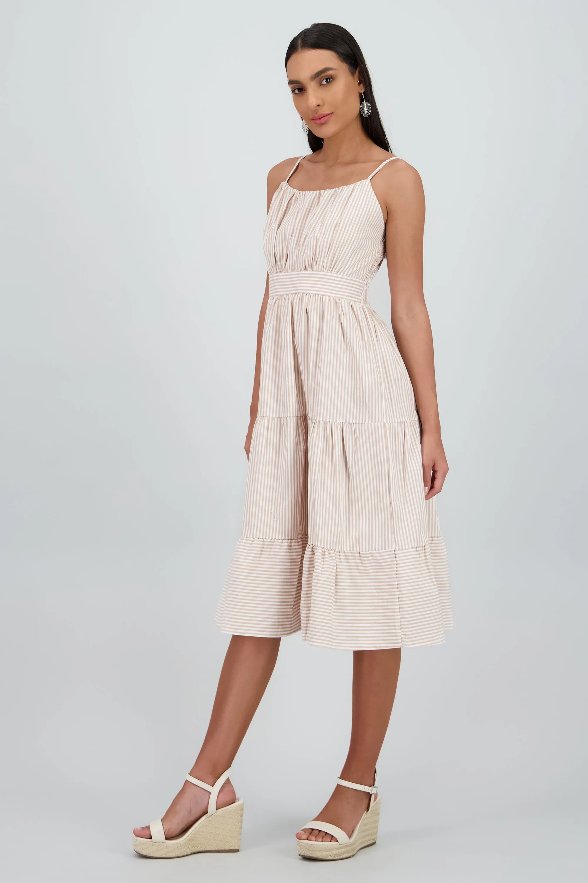 Vestido midi rayas sold by Shasa product image thumbnail 3