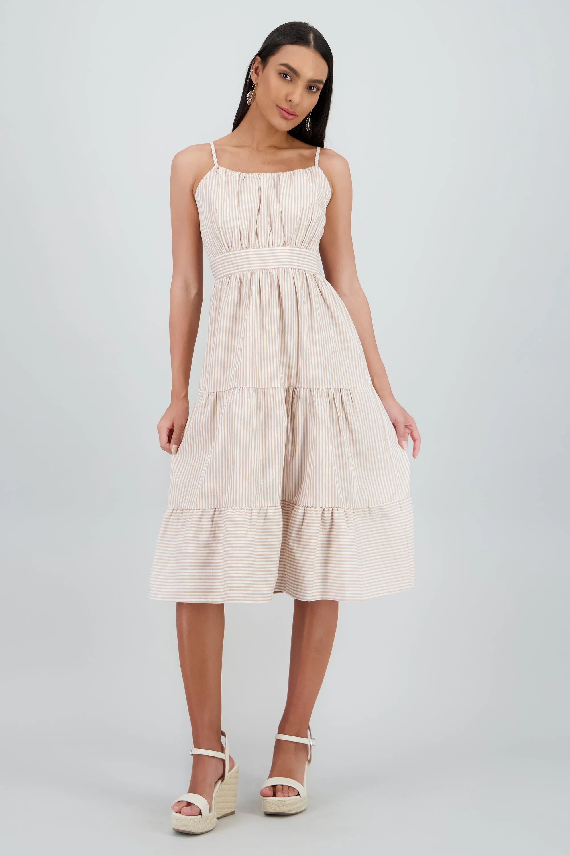 Vestido midi rayas sold by Shasa product image thumbnail 2