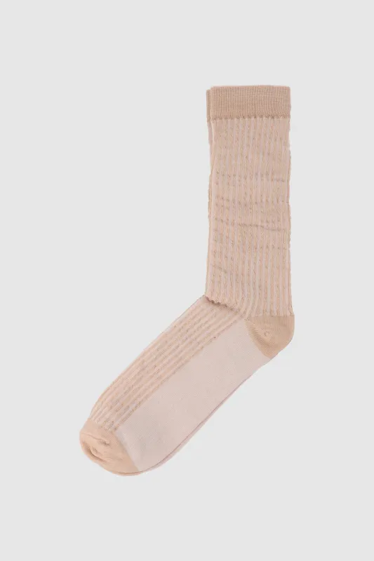 Calcetin canalé algodón sold by Shasa