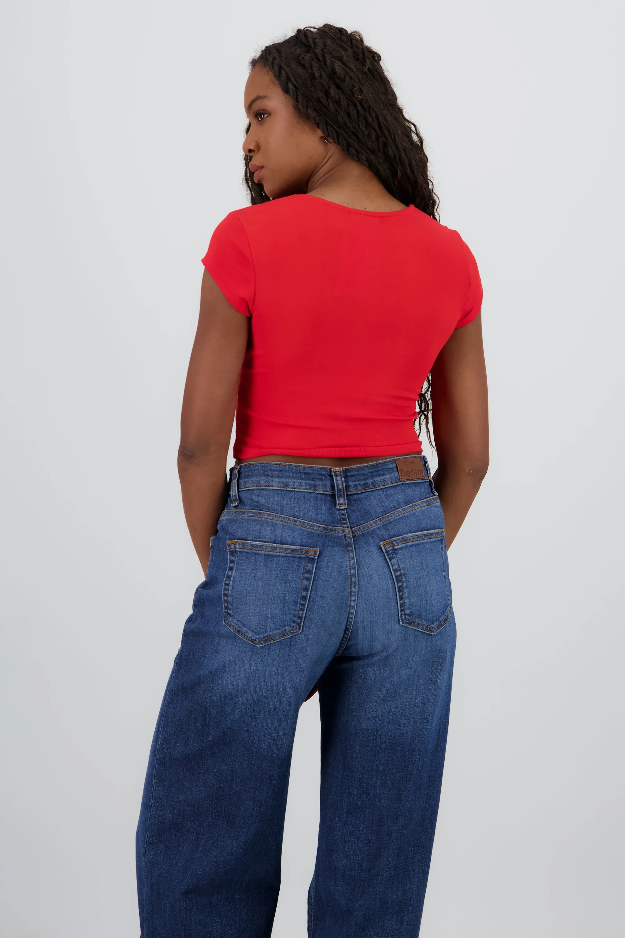 Top escote cuadrado manga corta sold by Shasa product image thumbnail 4