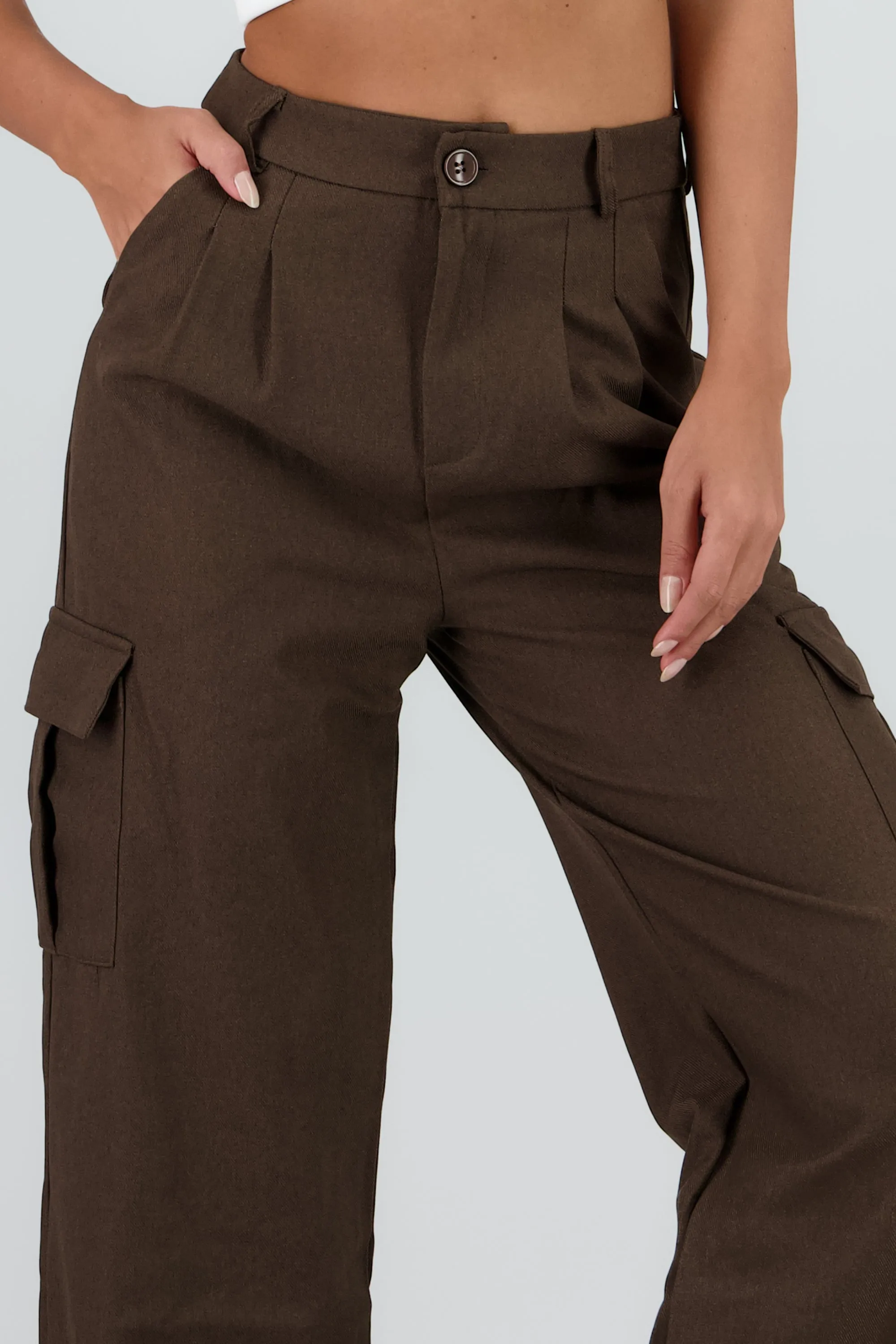 Pantalon liso recto detalle bolsas sold by Shasa product image thumbnail 5