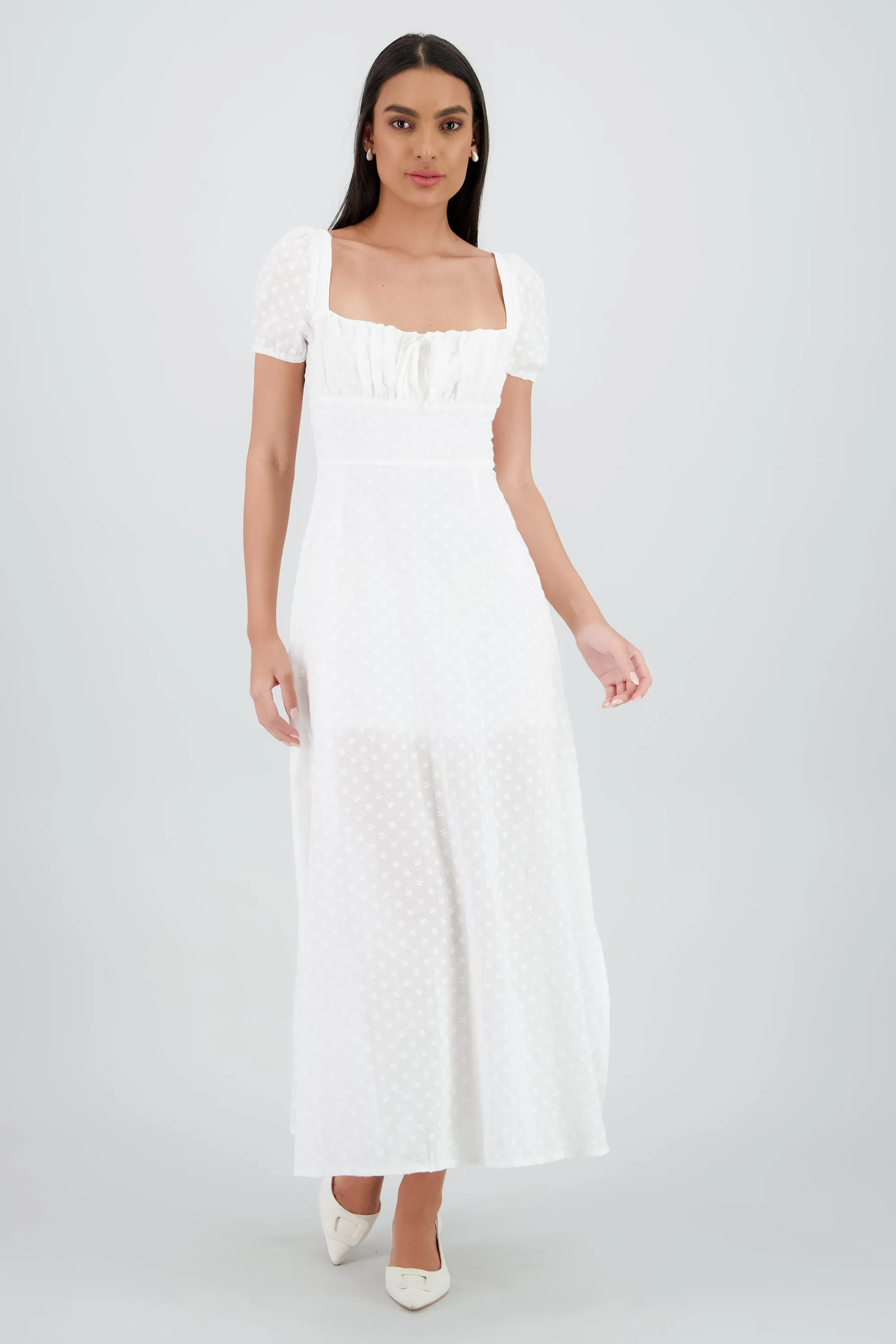 Vestido midi flores bordad sold by Shasa product image thumbnail 2