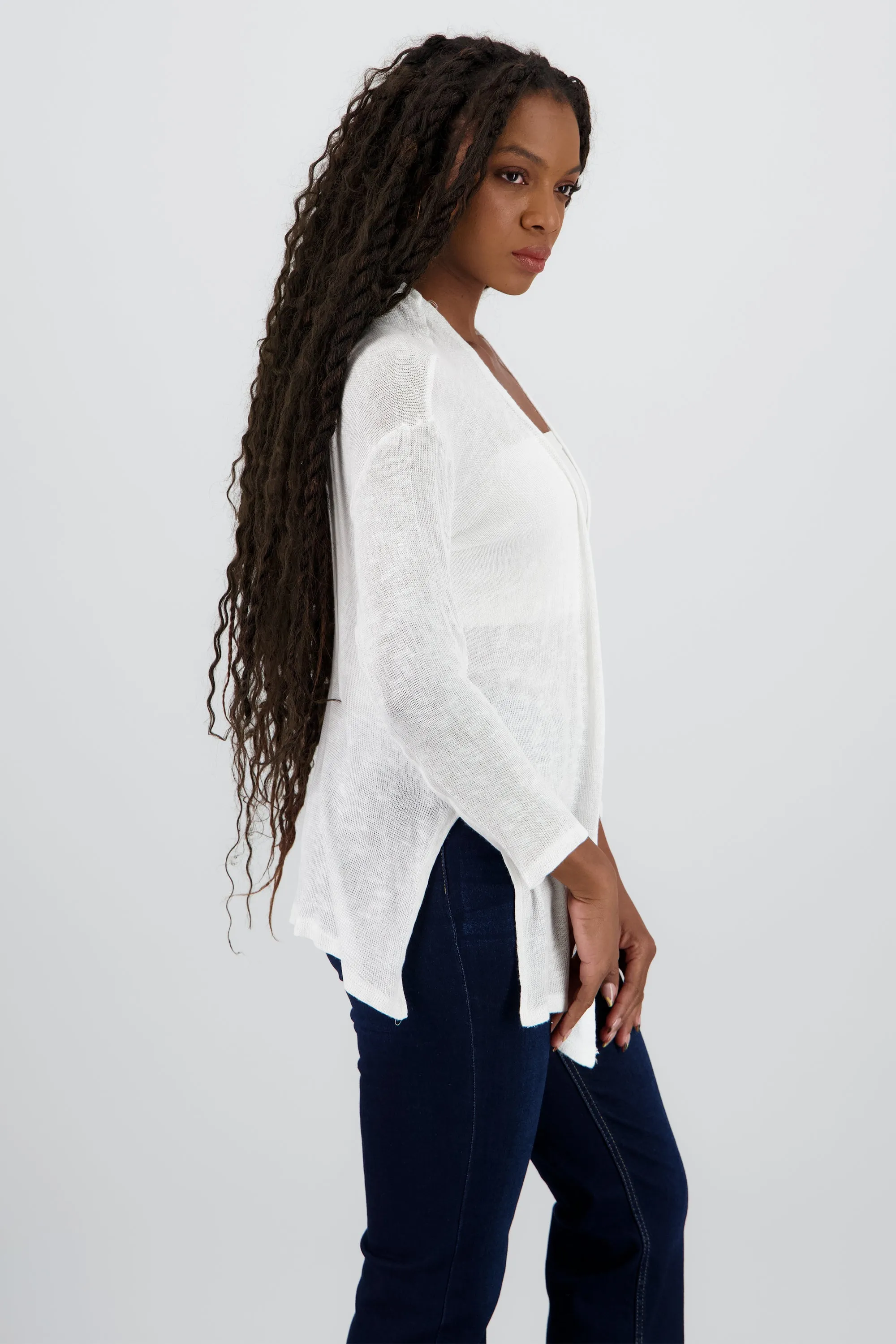 Cardigan largo delgado sold by Shasa product image thumbnail 3