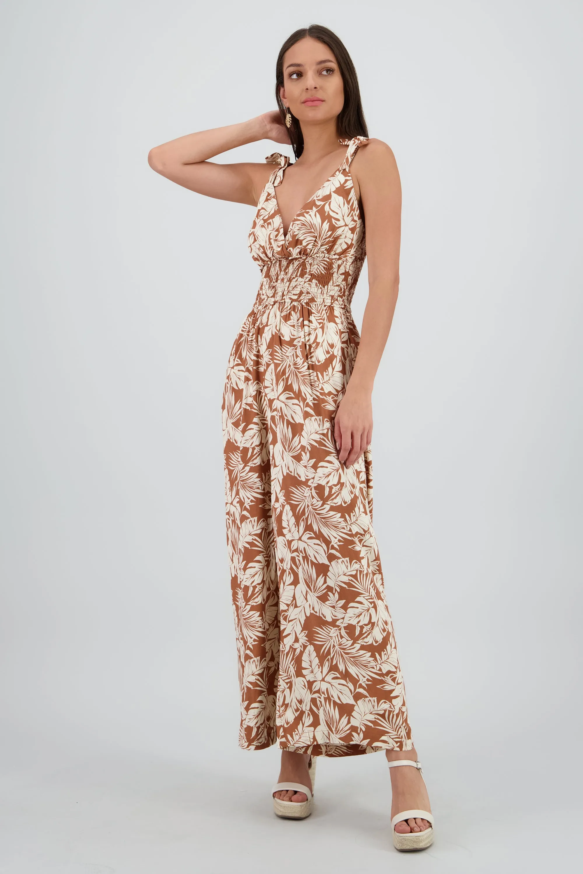 Jumpsuit tirantes amarre tropical sold by Shasa product image thumbnail 2