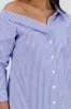 Camisa rayas asimetrica sold by Shasa