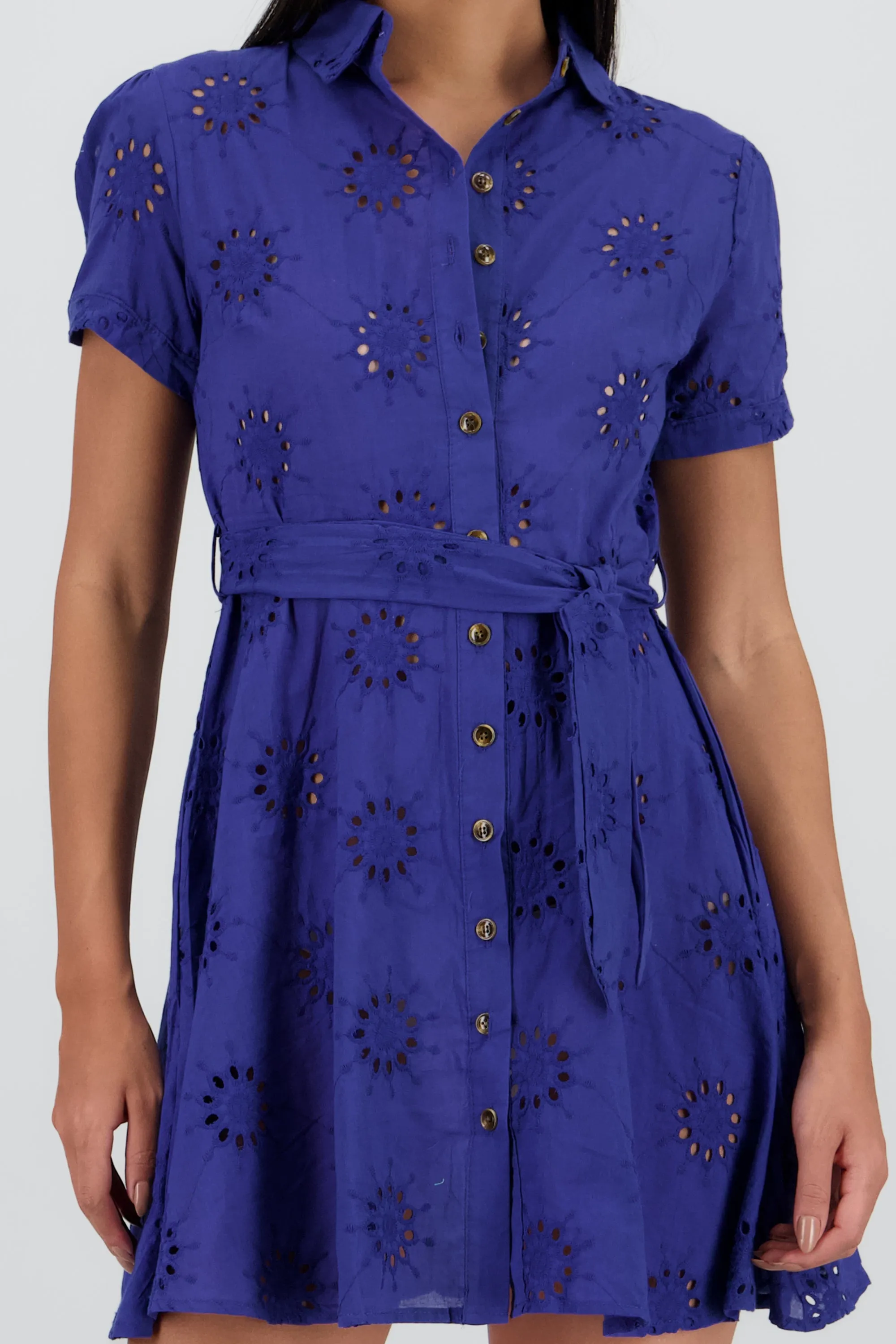 Vestido maxi camisero eyeled sold by Shasa product image thumbnail 5