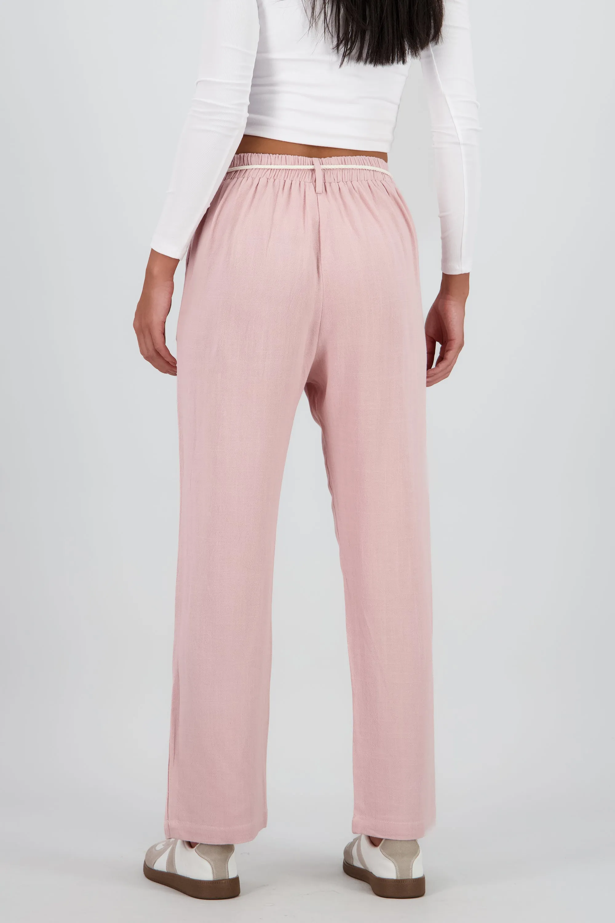 Pantalon recto liso detalle cinturon sold by Shasa product image thumbnail 4