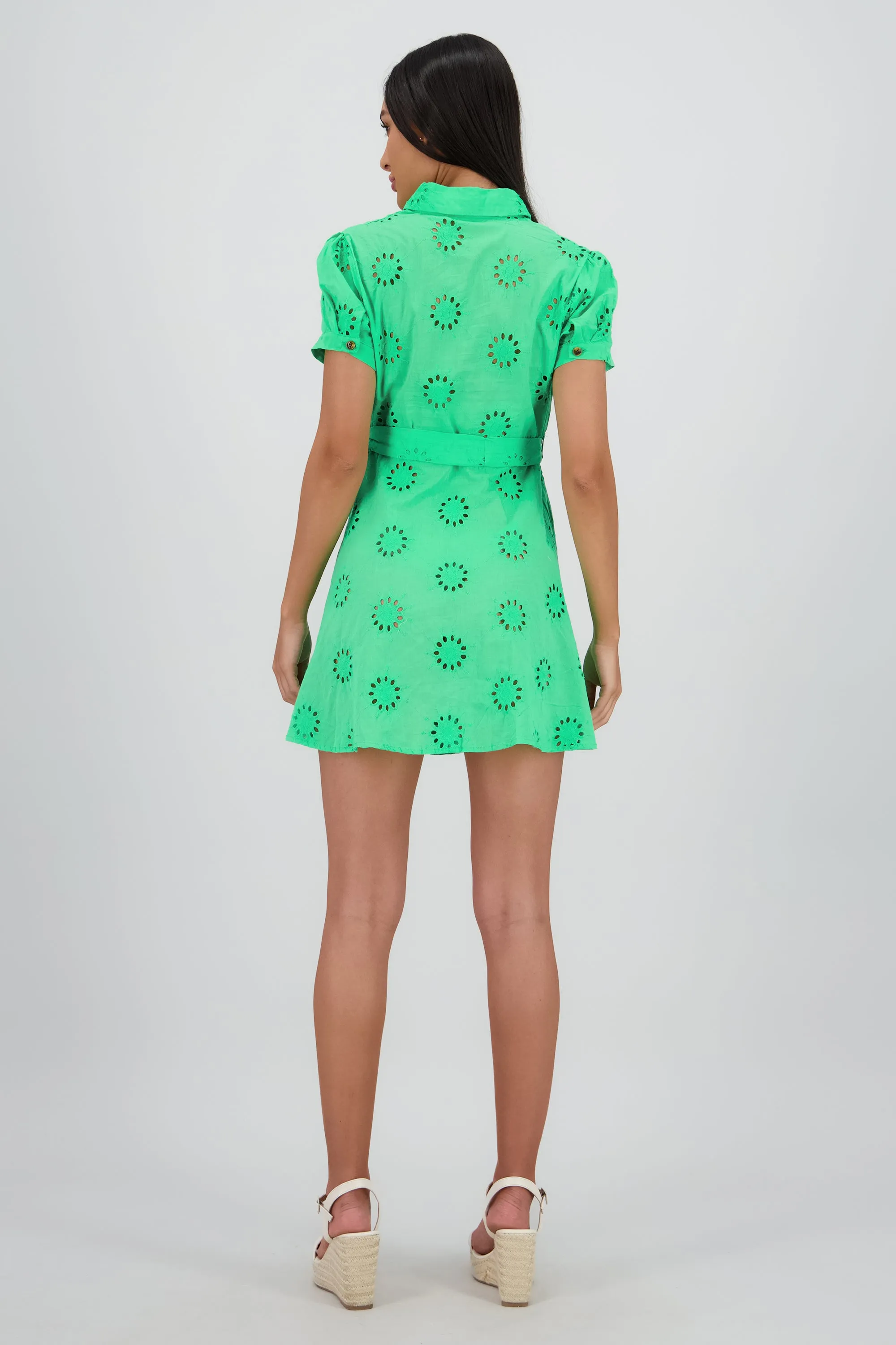 Vestido maxi camisero eyeled sold by Shasa product image thumbnail 4