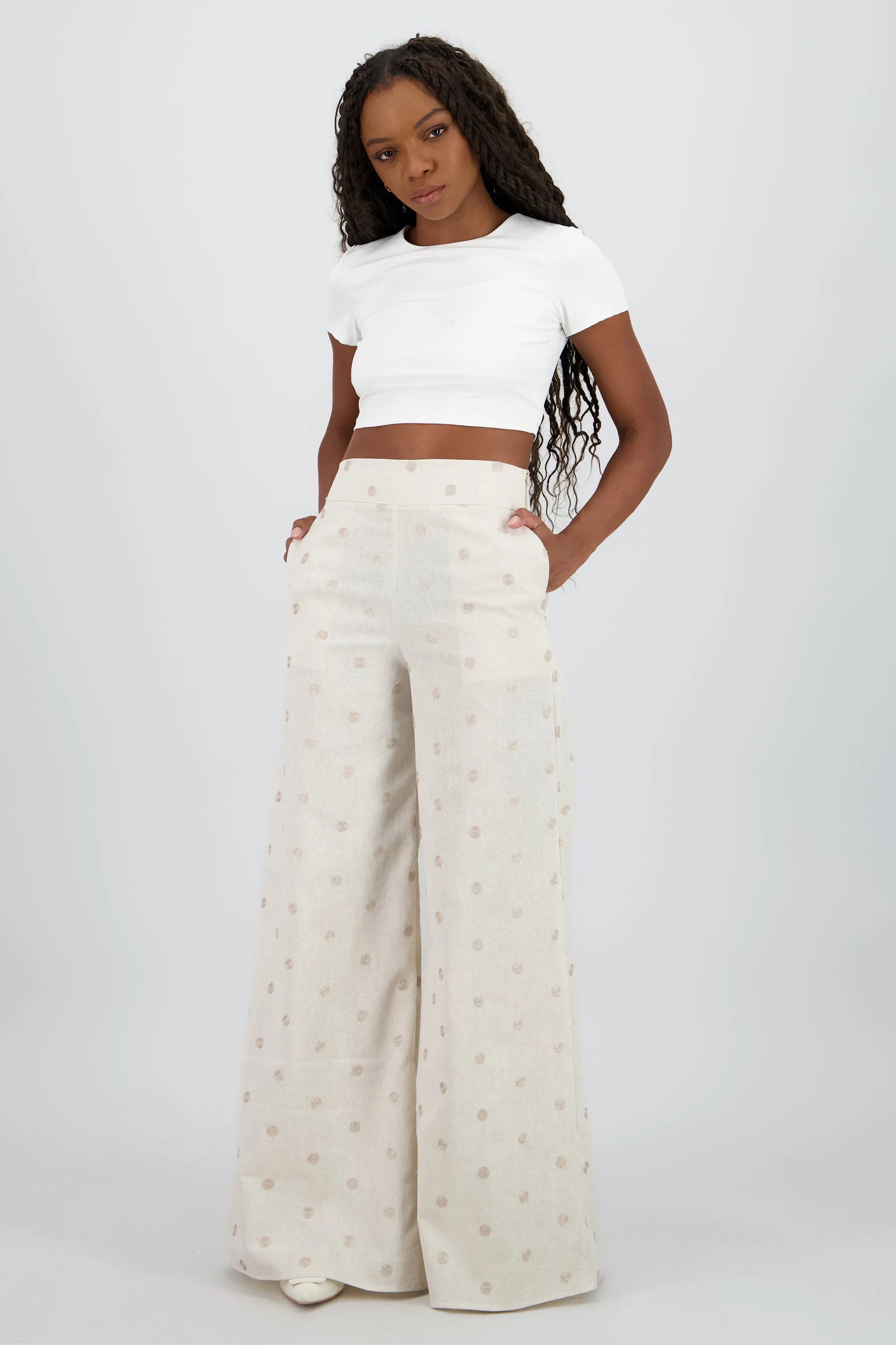 Pantalón amplio polka dots sold by Shasa