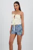 Top mini flores con lazos sold by Shasa