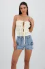Top mini flores con lazos sold by Shasa