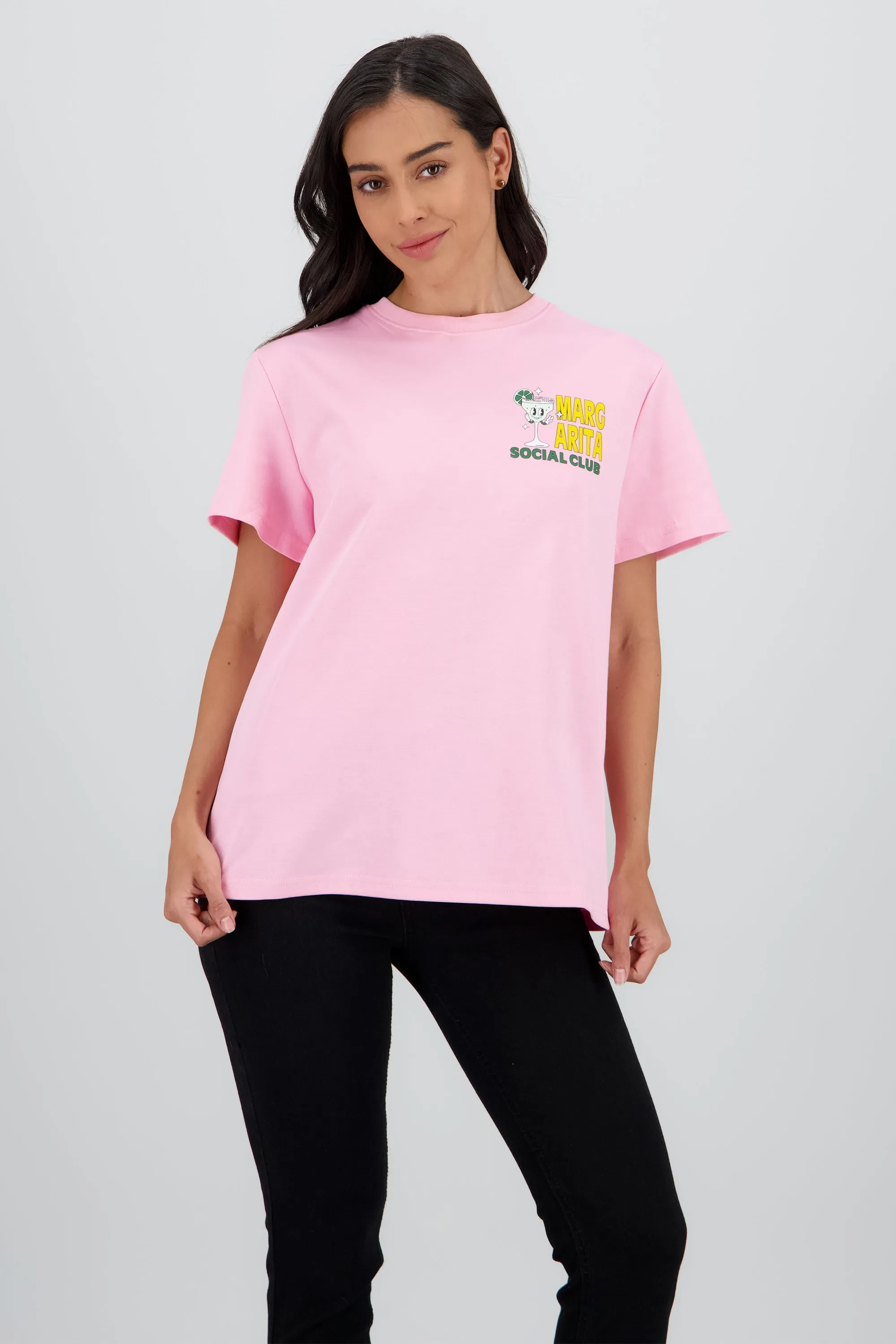 Playera oversize estampado margarita sold by Shasa