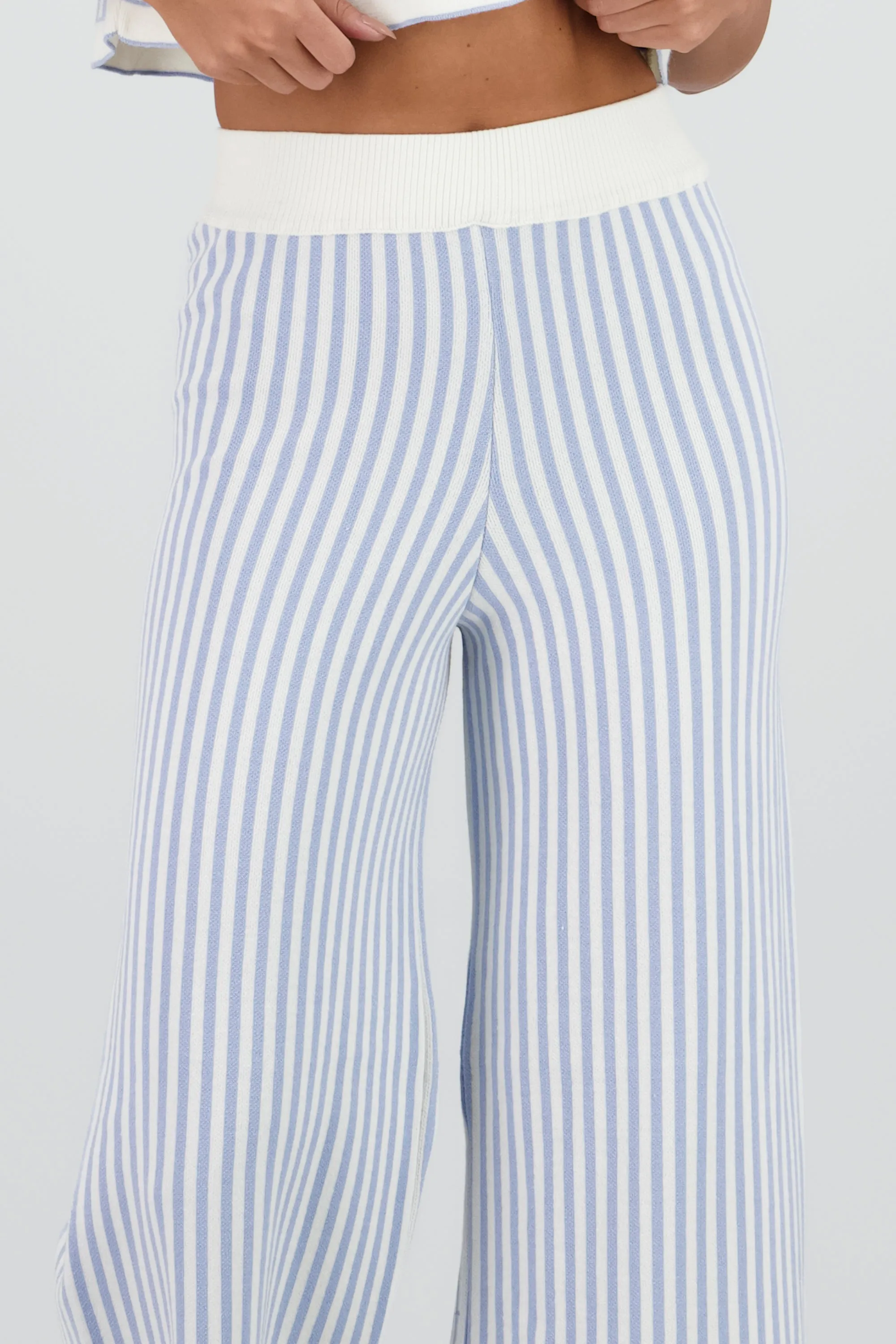 Pantalon tejido rayas amplio sold by Shasa product image thumbnail 5