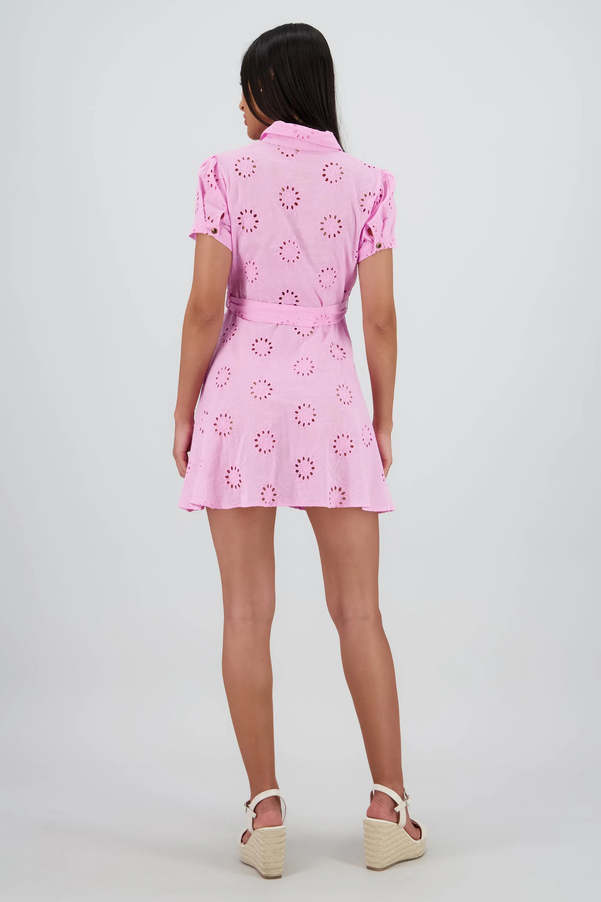 Vestido maxi camisero eyeled sold by Shasa product image thumbnail 4