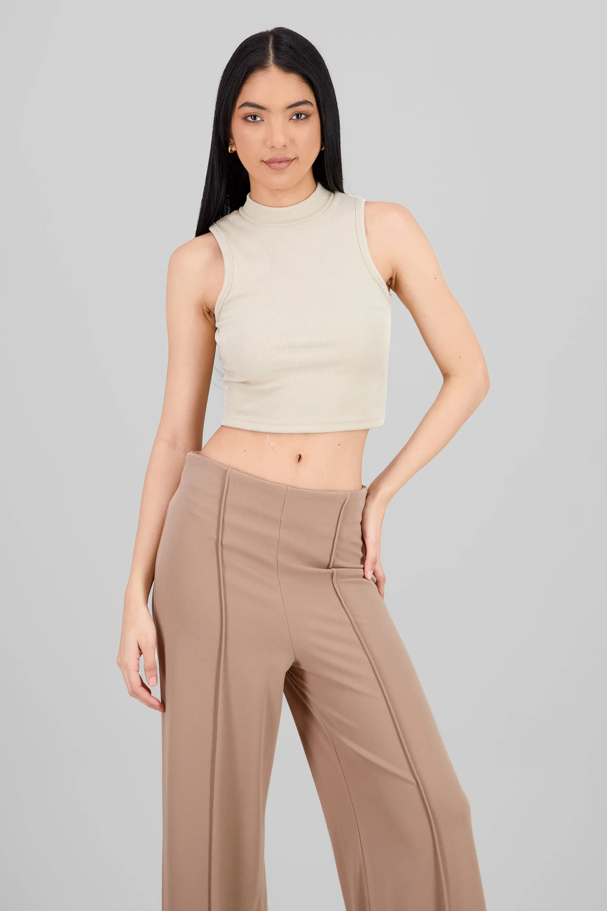 Top suave rib sin manga sold by Shasa product image thumbnail 2