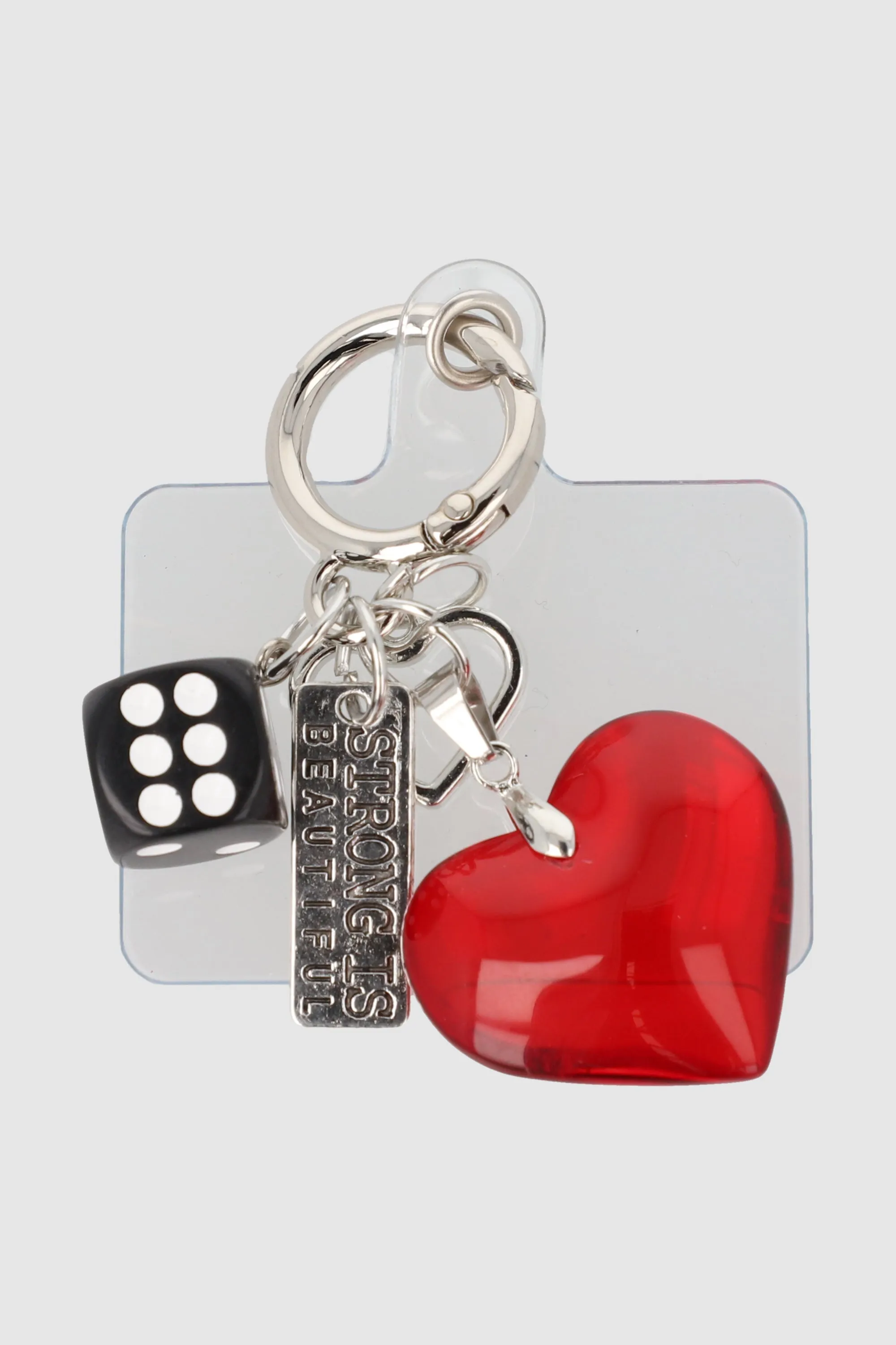 Charm para cel corazon dado sold by Shasa