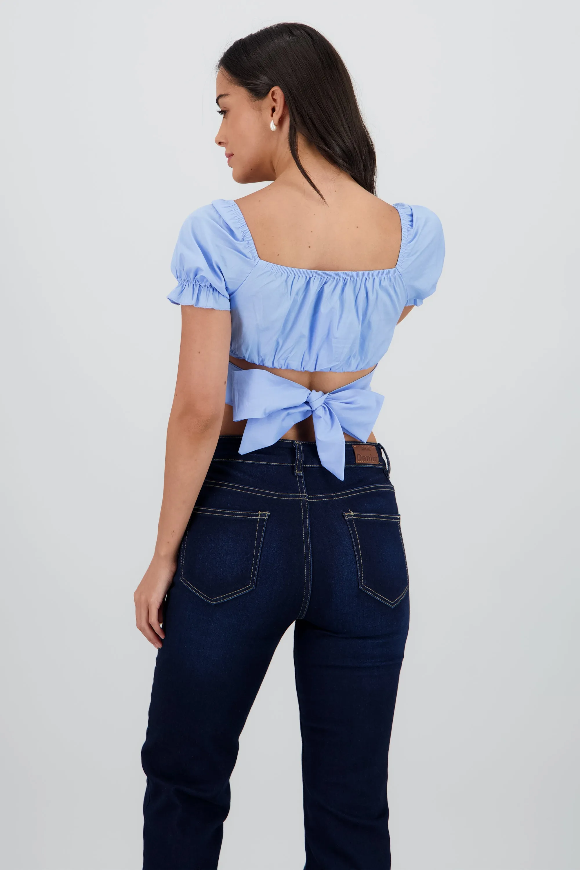 Top manga abullonada drapeado sold by Shasa product image thumbnail 4