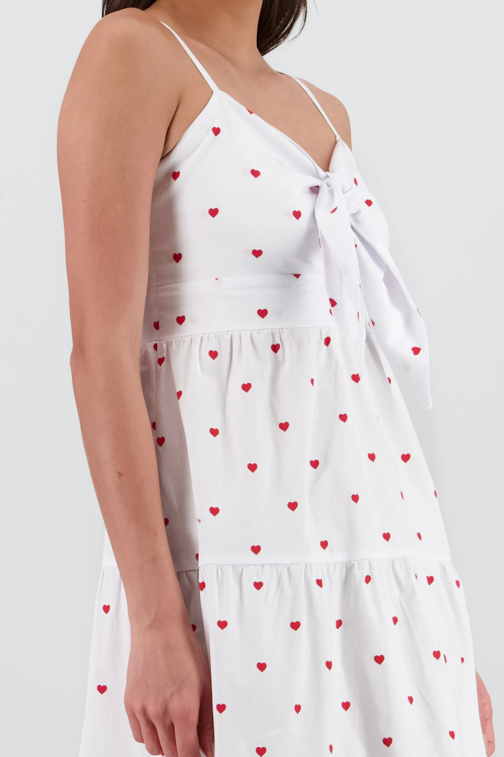 Vestido midi tirantes moño corazones sold by Shasa product image thumbnail 5