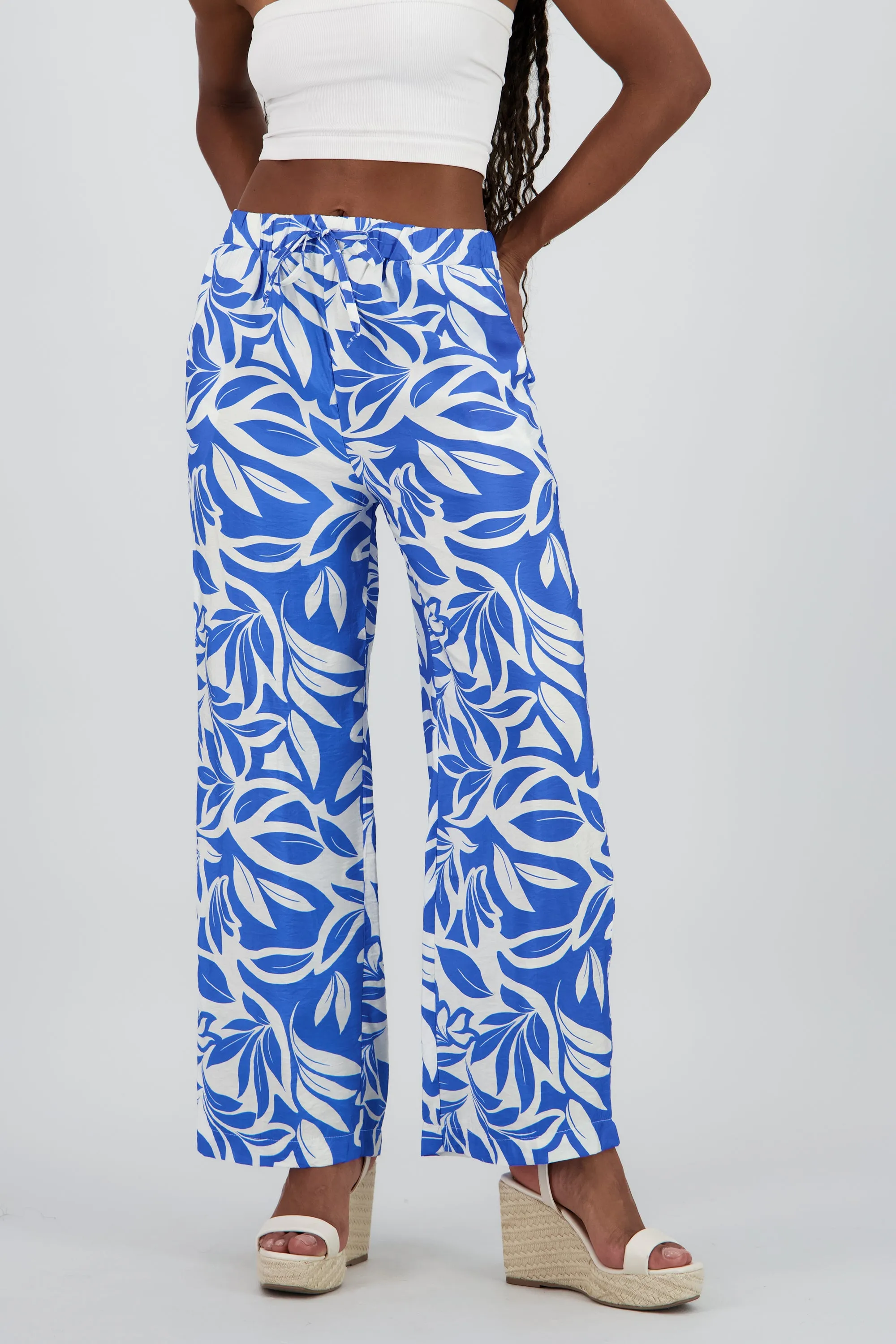 Pantalon amplio estampado flores sold by Shasa product image thumbnail 2