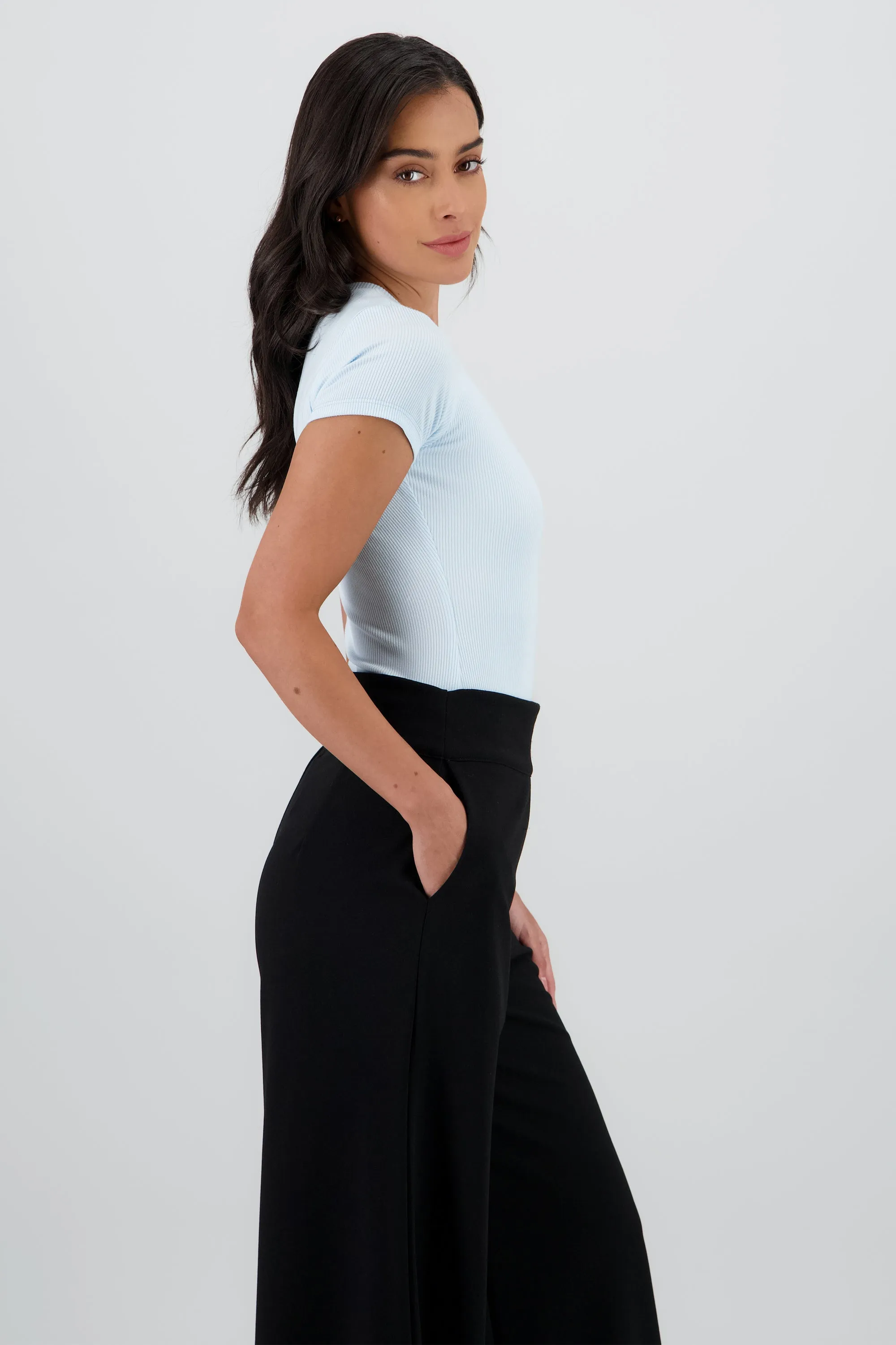 Bodysuit rib manga corta sold by Shasa product image thumbnail 2