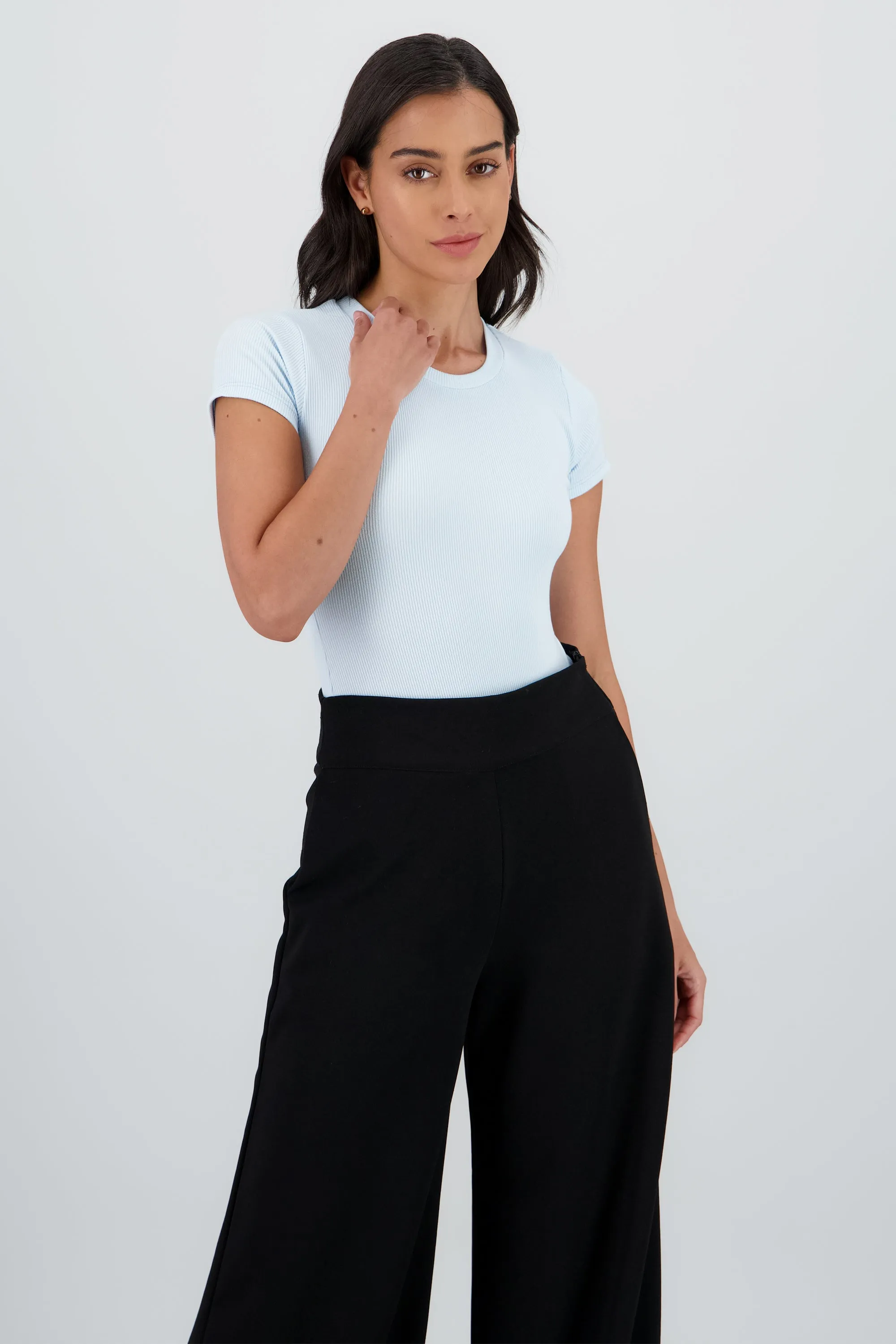 Bodysuit rib manga corta sold by Shasa