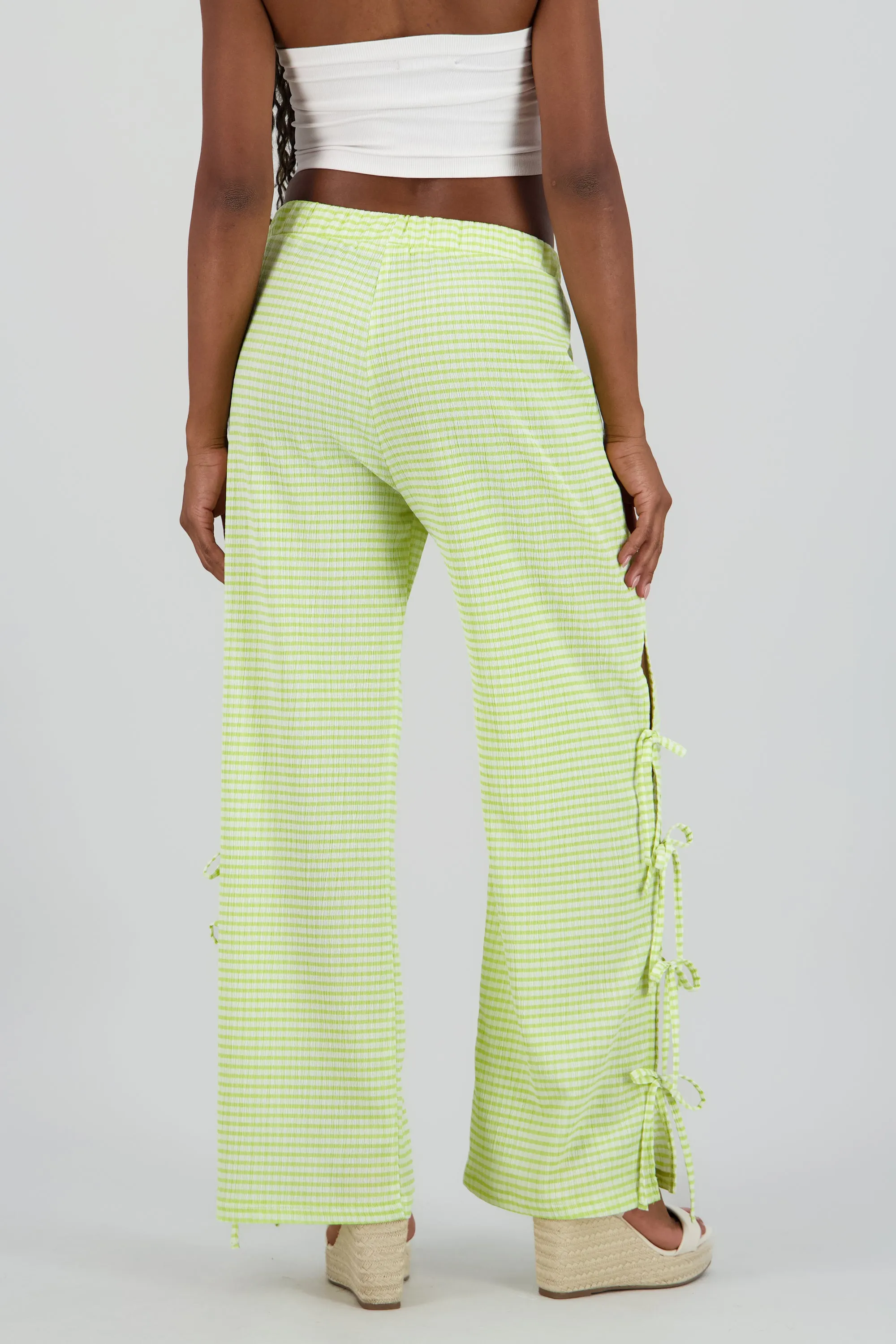 Pantalon amplio detalle lazos estampado sold by Shasa product image thumbnail 4