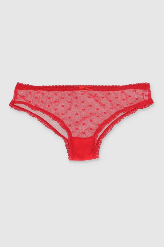 Boxer mesh flock corazones sold by Shasa