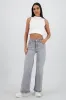 Jeans straight deslavado sold by Shasa