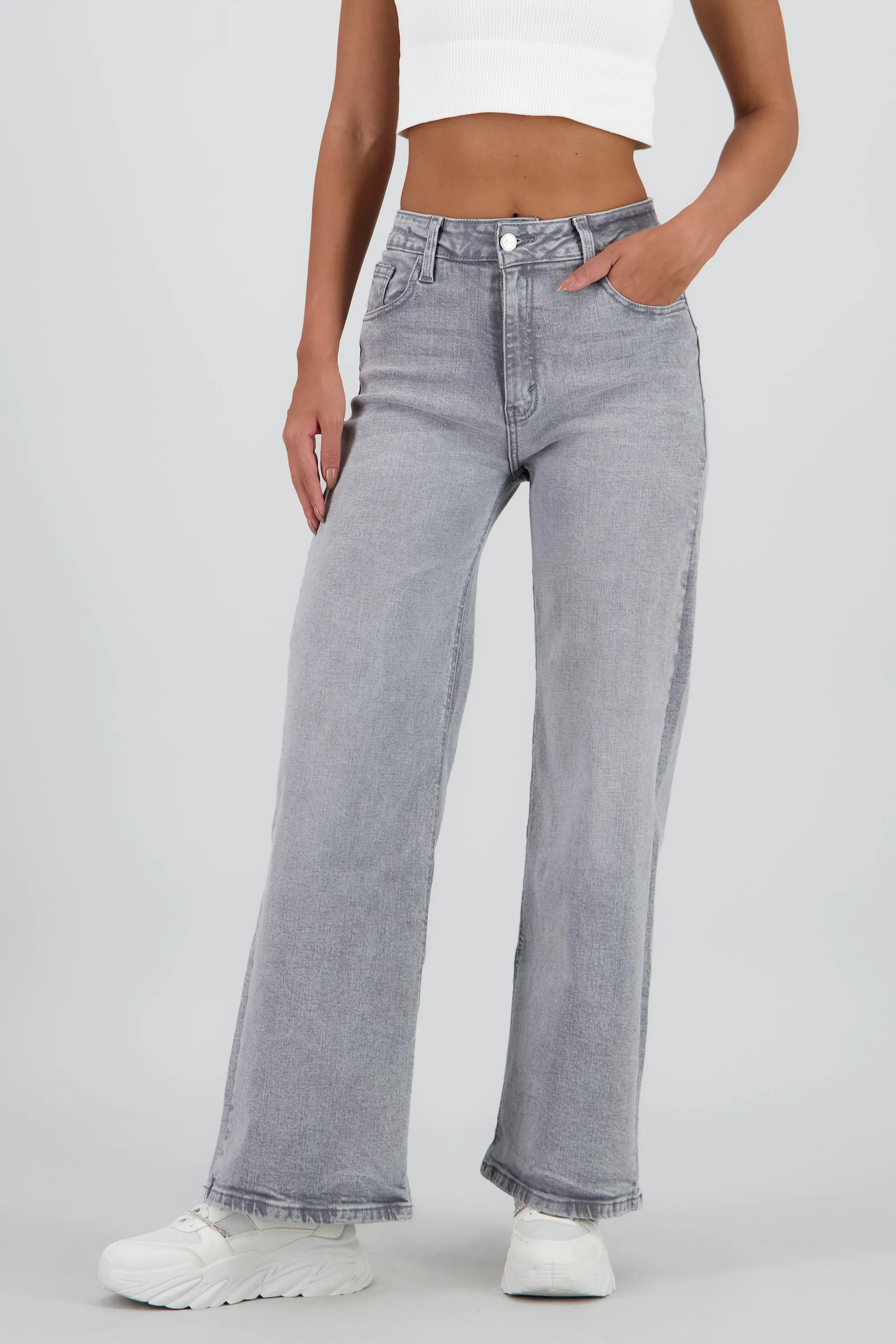 Jeans straight deslavado sold by Shasa product image thumbnail 2