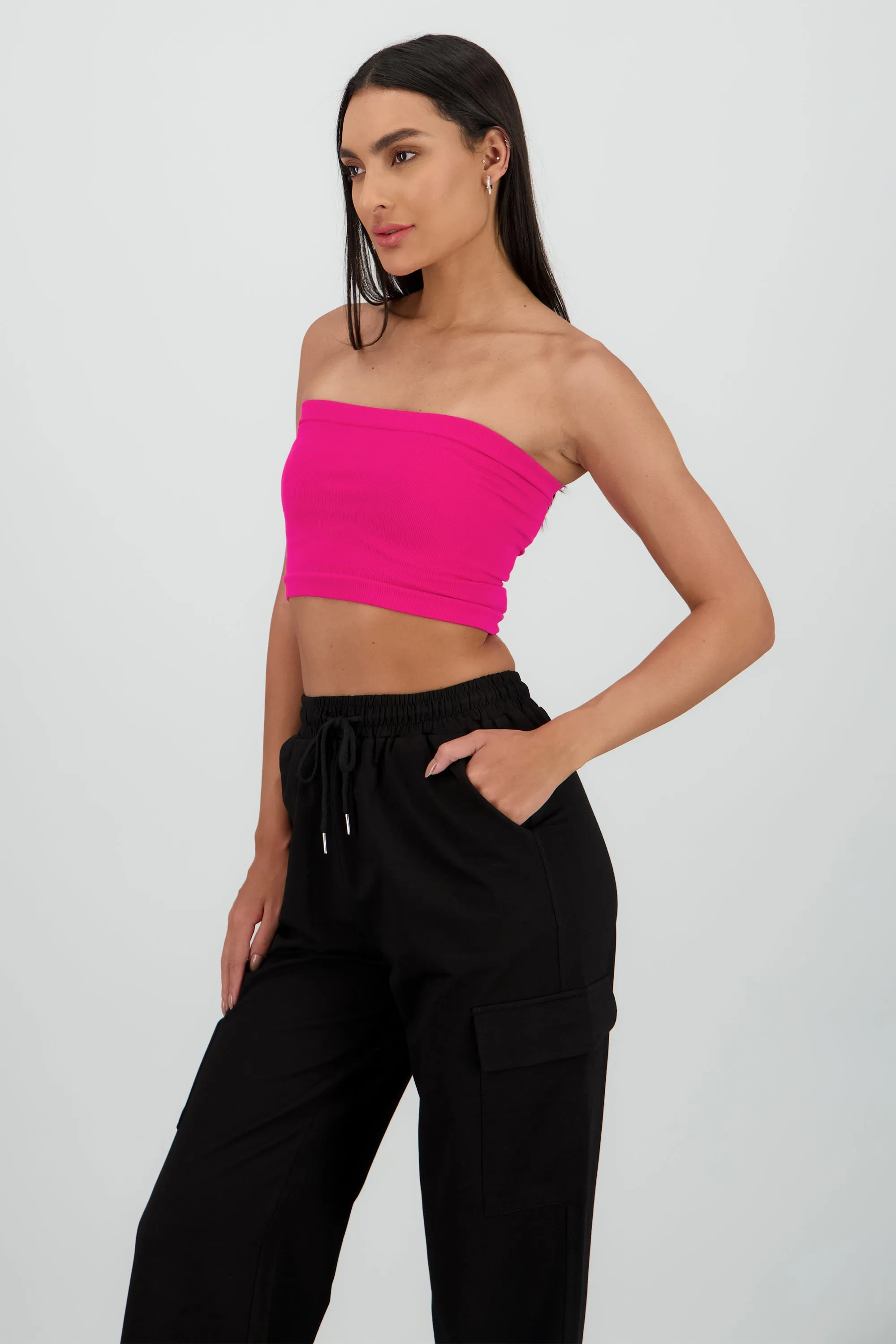 Top Tubo Strapless Rib sold by Shasa product image thumbnail 3