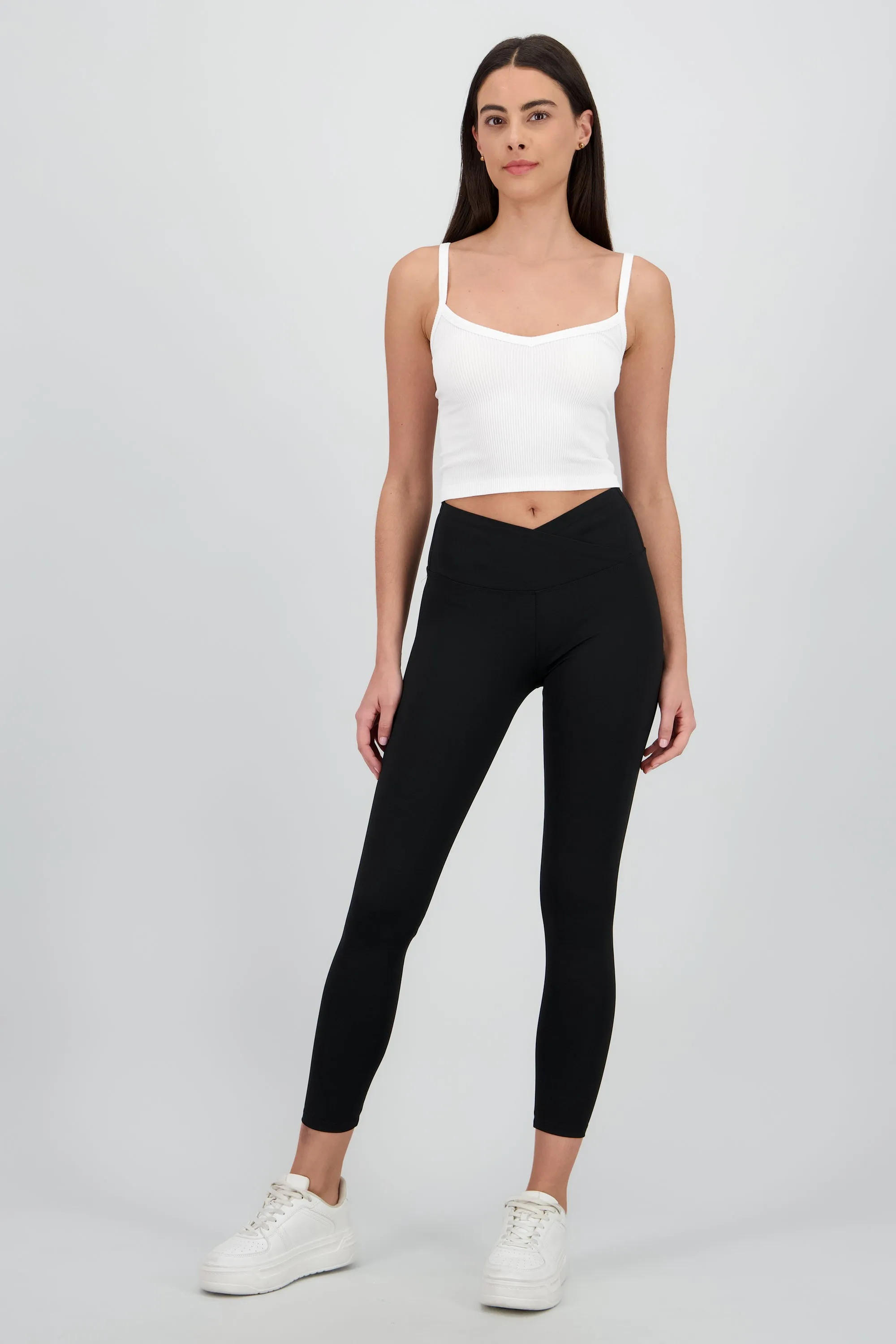 Leggings con pretina cruzada skinny lisos sold by Shasa