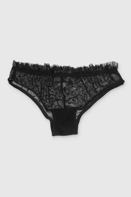 Bikini mesh flock corazones sold by Shasa