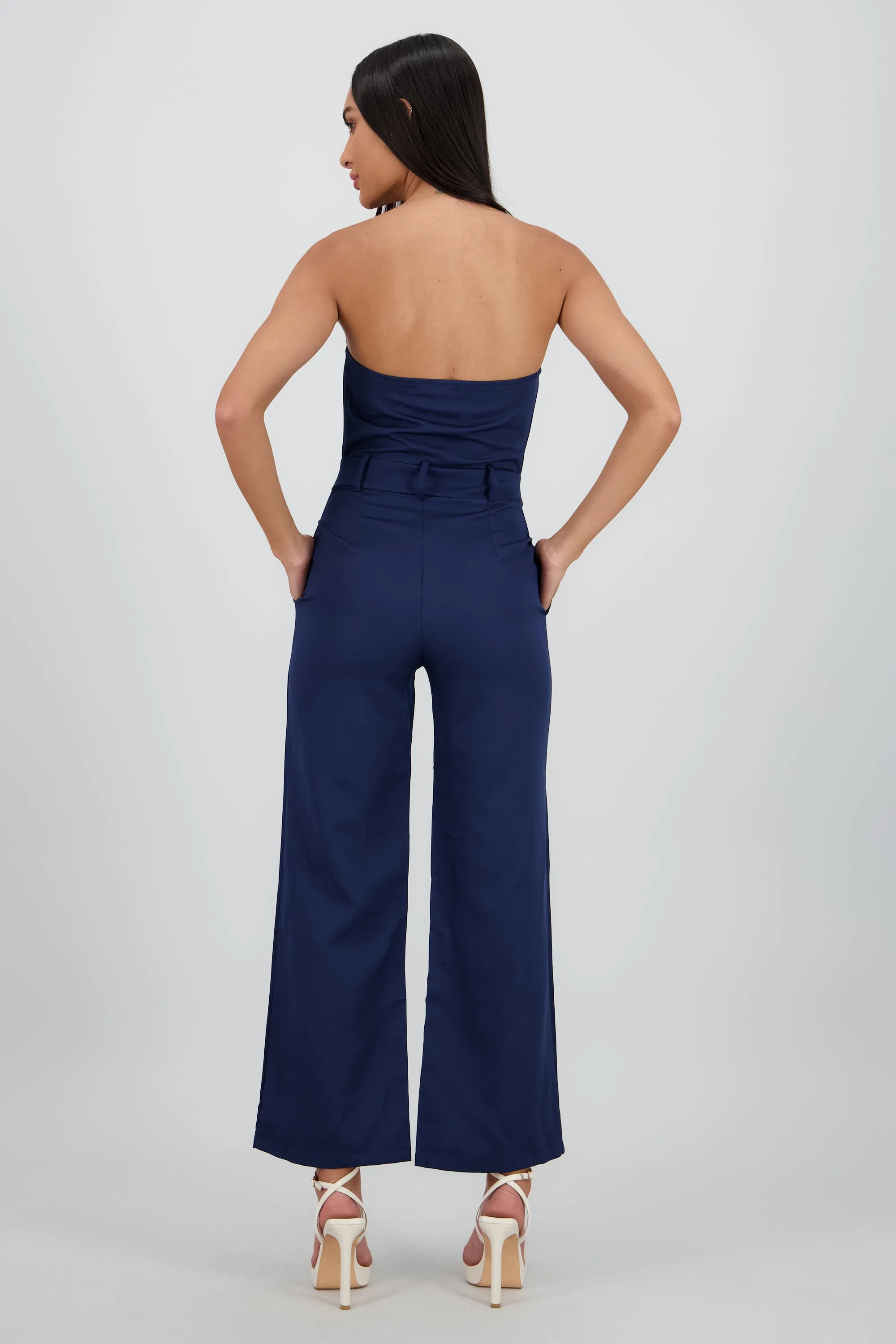 Jumpsuit strapless con botones sold by Shasa product image thumbnail 4