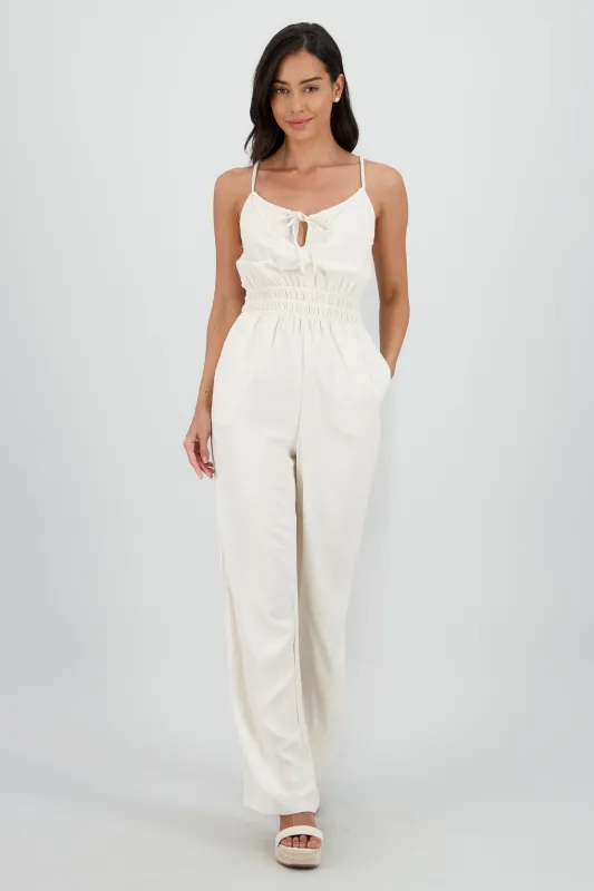 Jumpsuit con jarreta en escote sold by Shasa