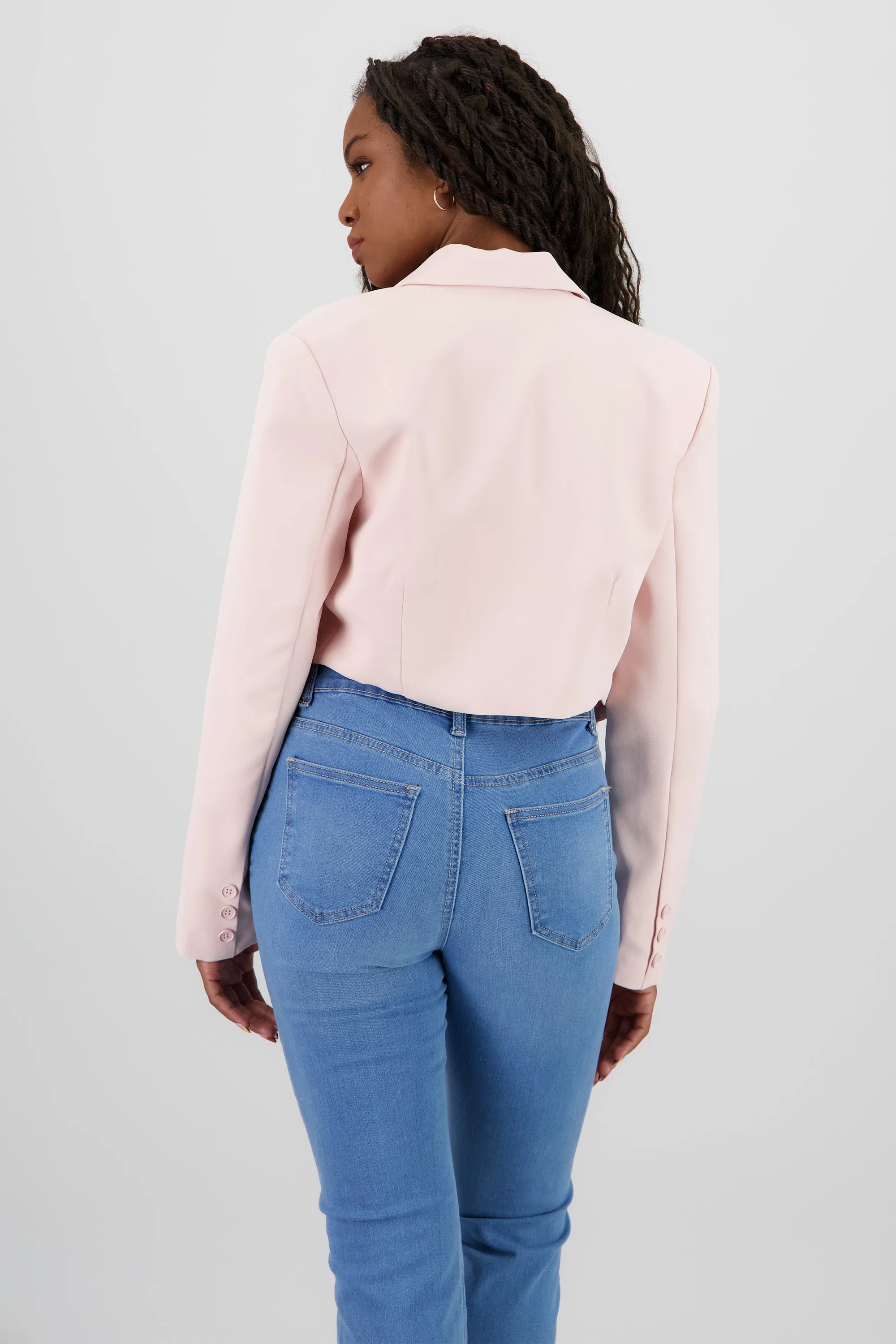 Blazer cropped liso sold by Shasa product image thumbnail 4