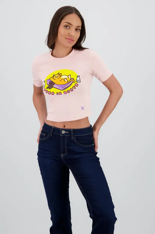 Crop El Gato con botas Shrek sold by Shasa