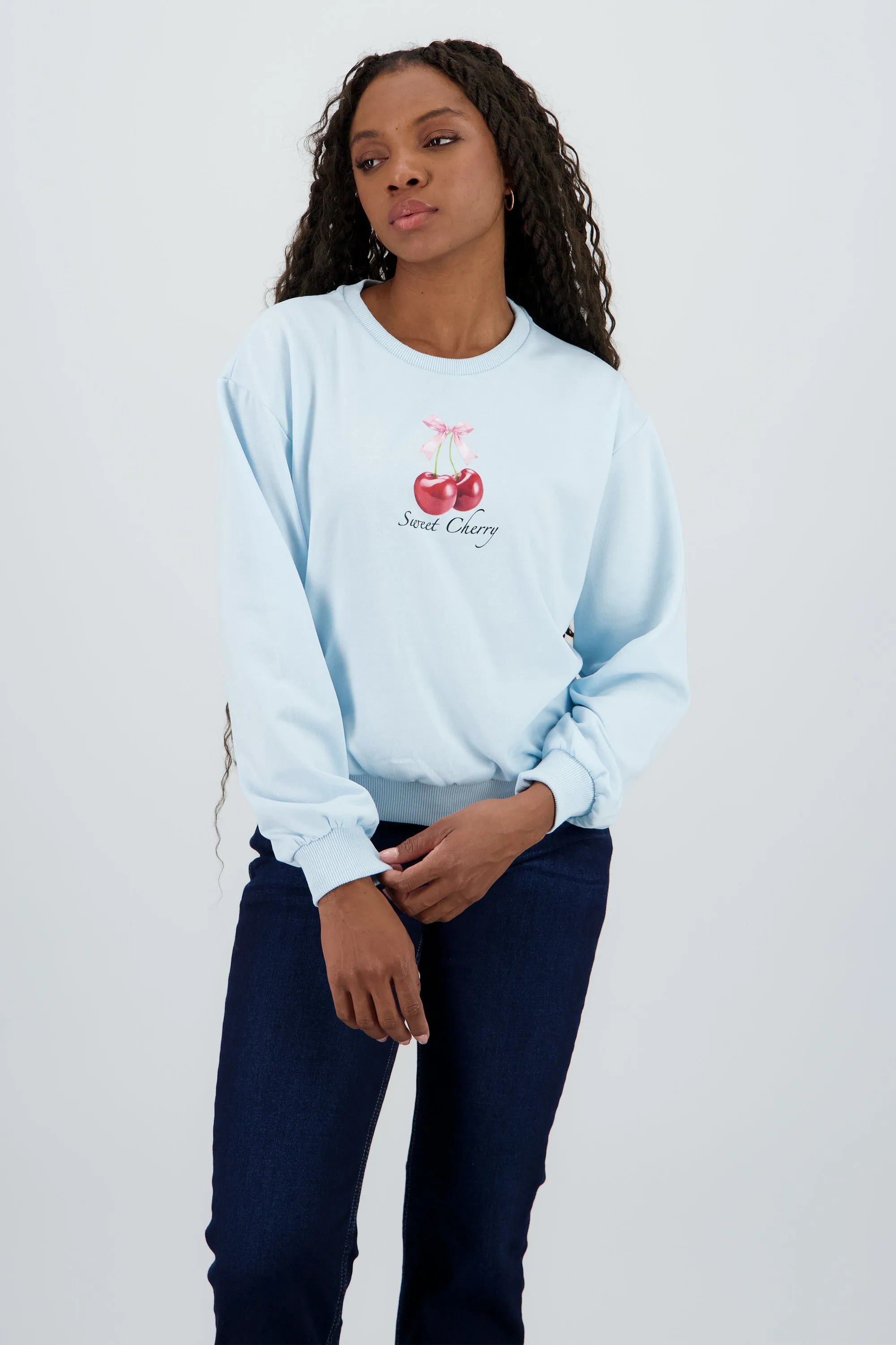 Sudadera con estampado de cereza sold by Shasa product image thumbnail 2