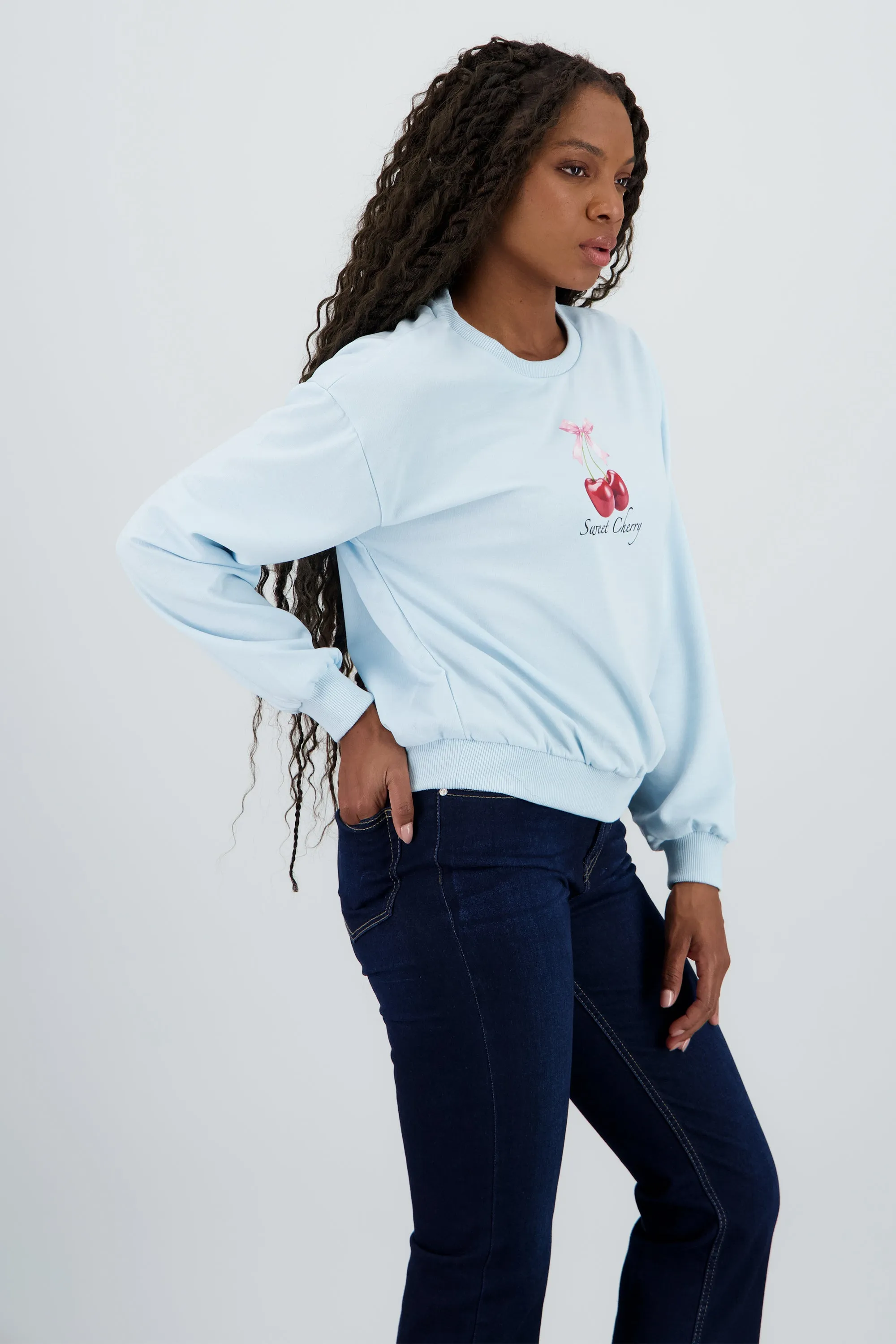 Sudadera con estampado de cereza sold by Shasa product image thumbnail 3